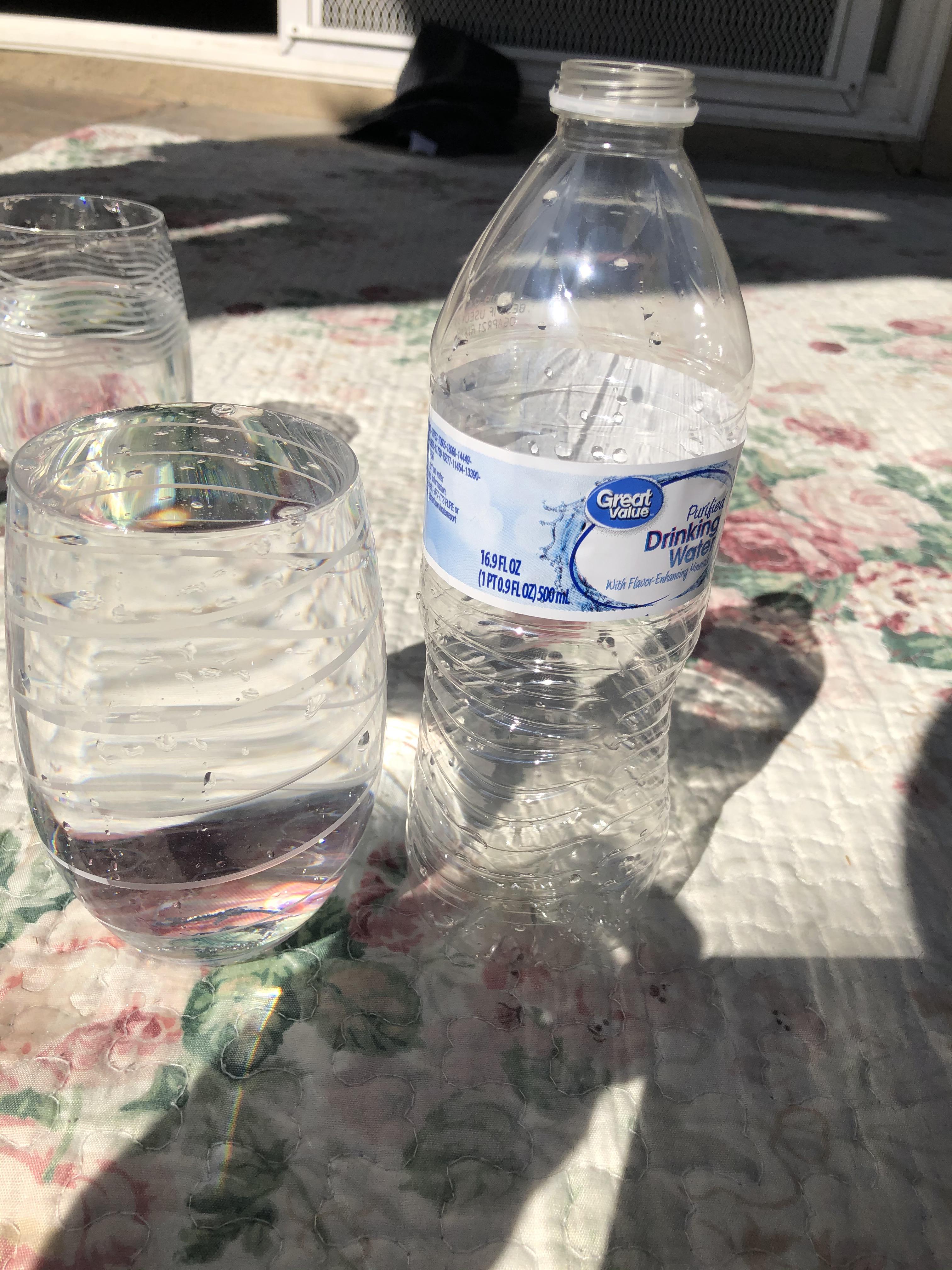 You would expect the water to hold more water, when in reality.... r