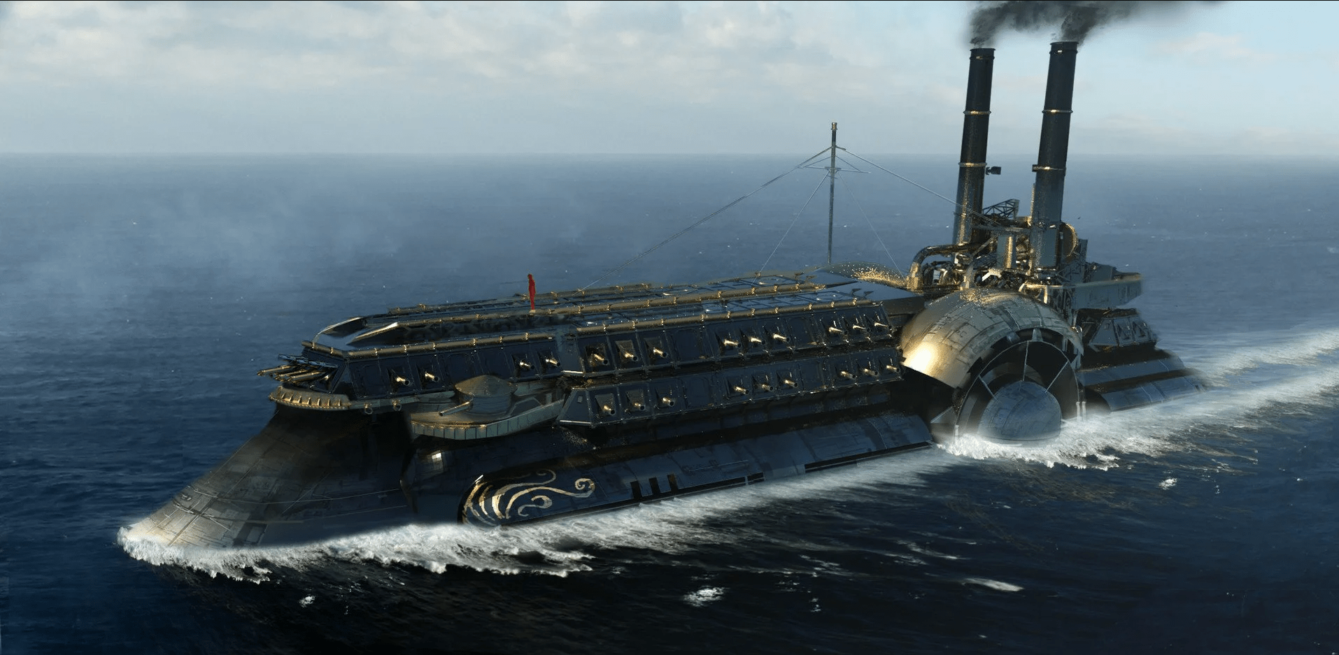 If I could upgrade my flagship in anno 1800 anno