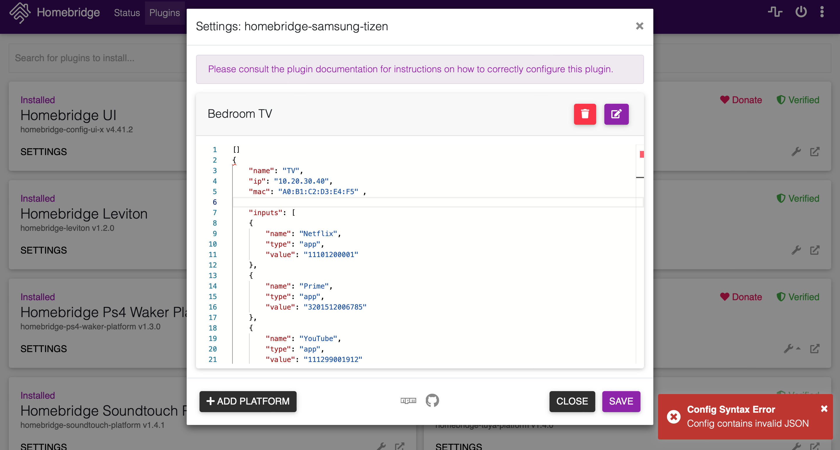 Samsung TV Integration with Tizen OS into Apple HomeKit r/homebridge