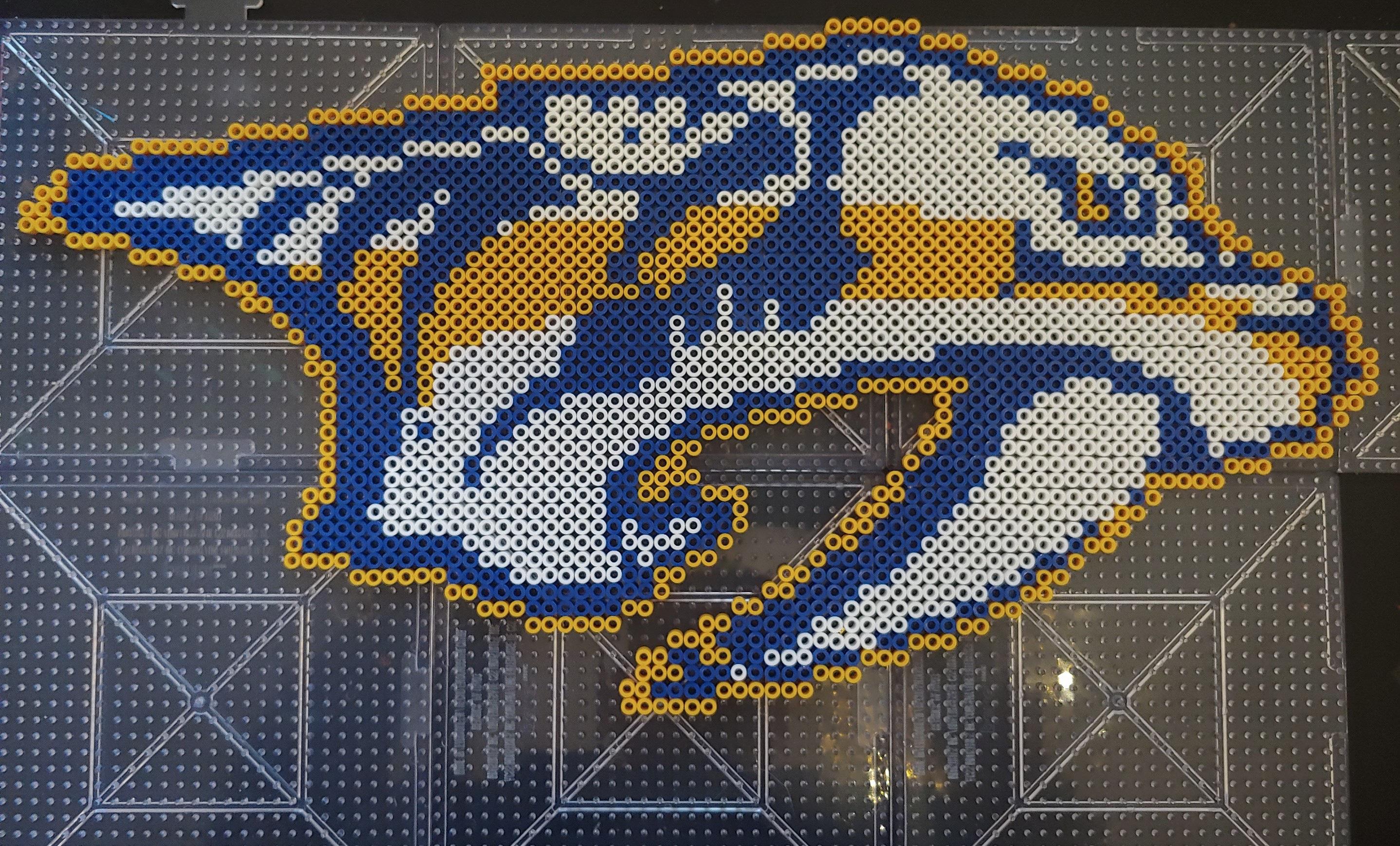 Nashville Predators Perler bead design. r/beadsprites