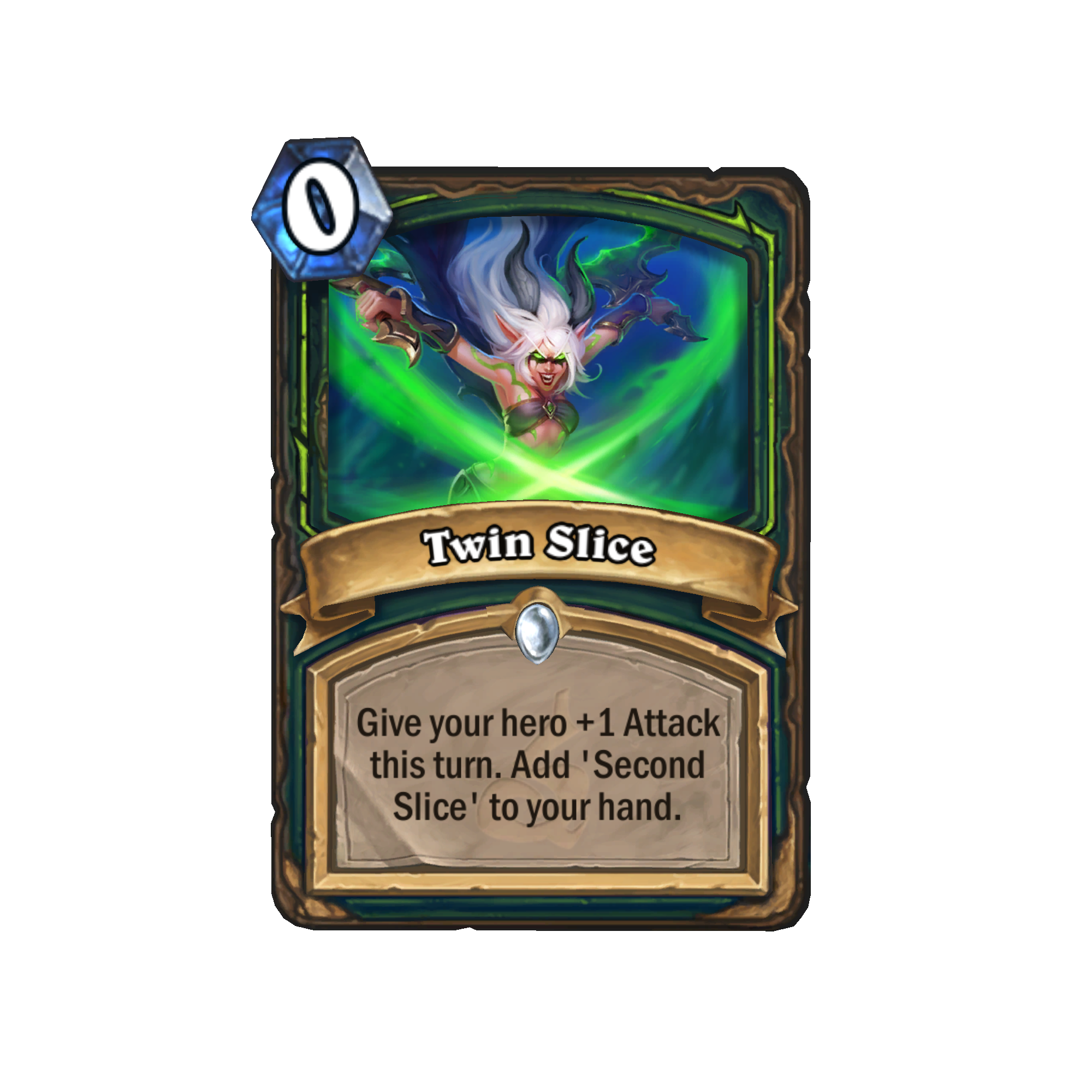 New Demon Hunter Card Twin Slice r/hearthstone