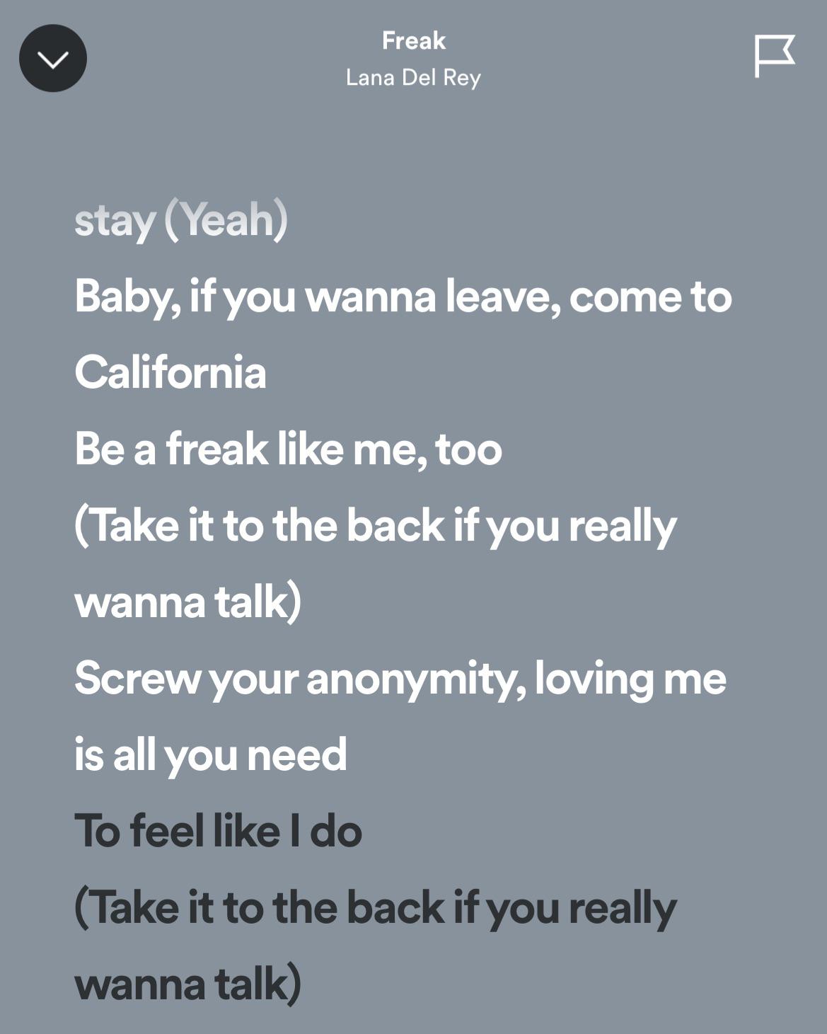 Why is it so hot when she says “take it to the back if you really wanna