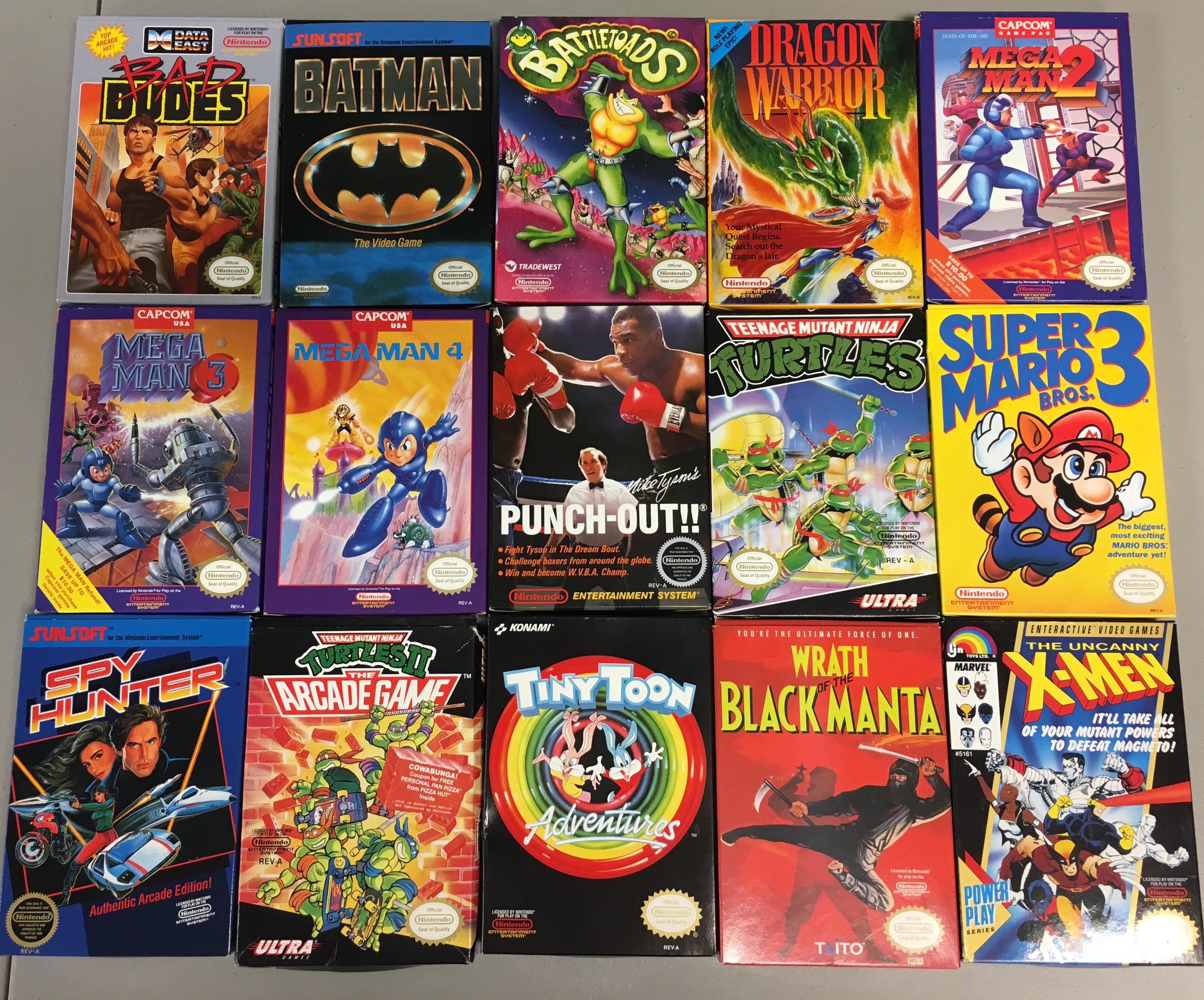 Boxed Mint Condition NES Collection that a guy dropped off at the store