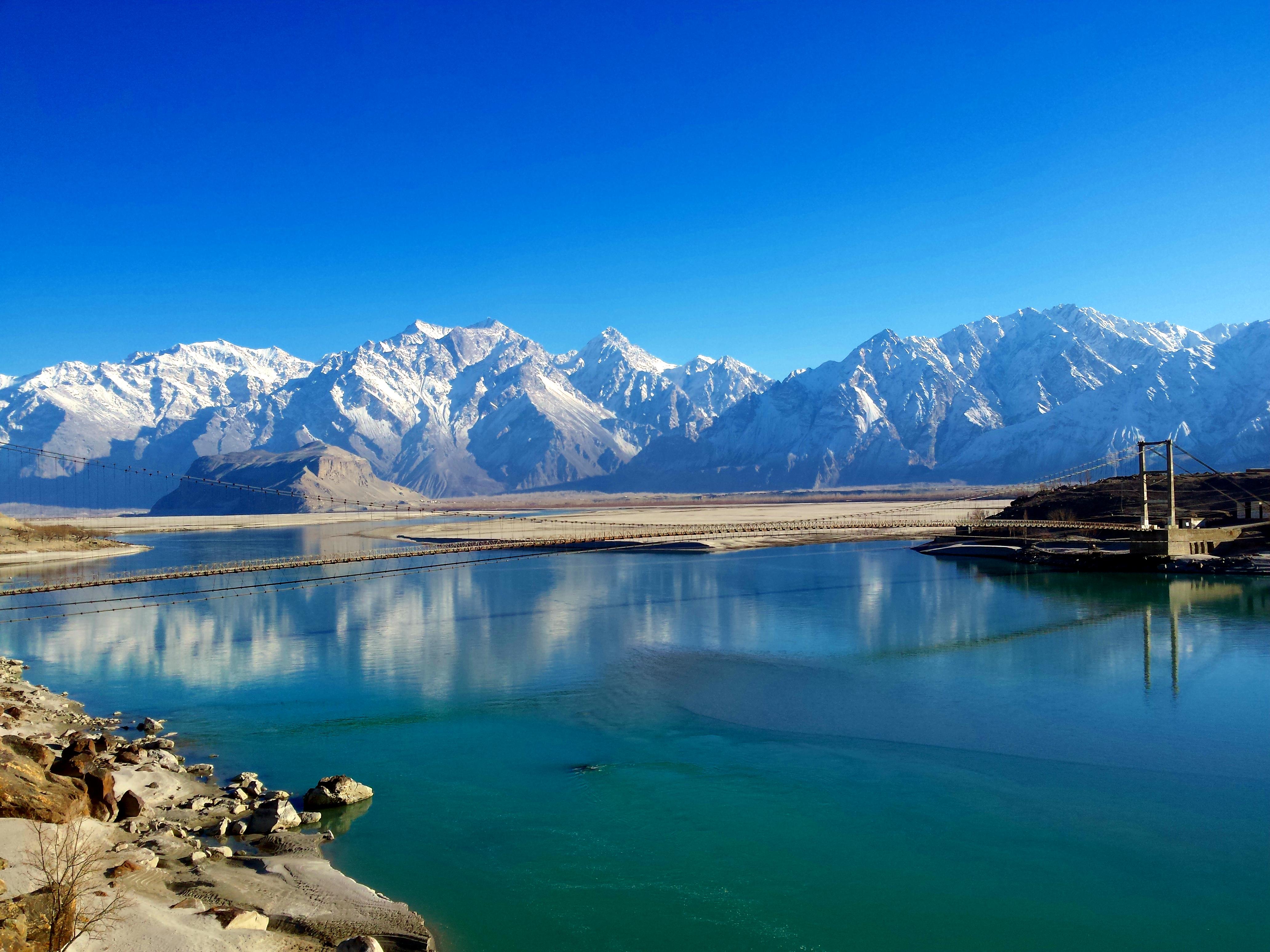 River Indus in Skardu, Baltistan r/pakistan