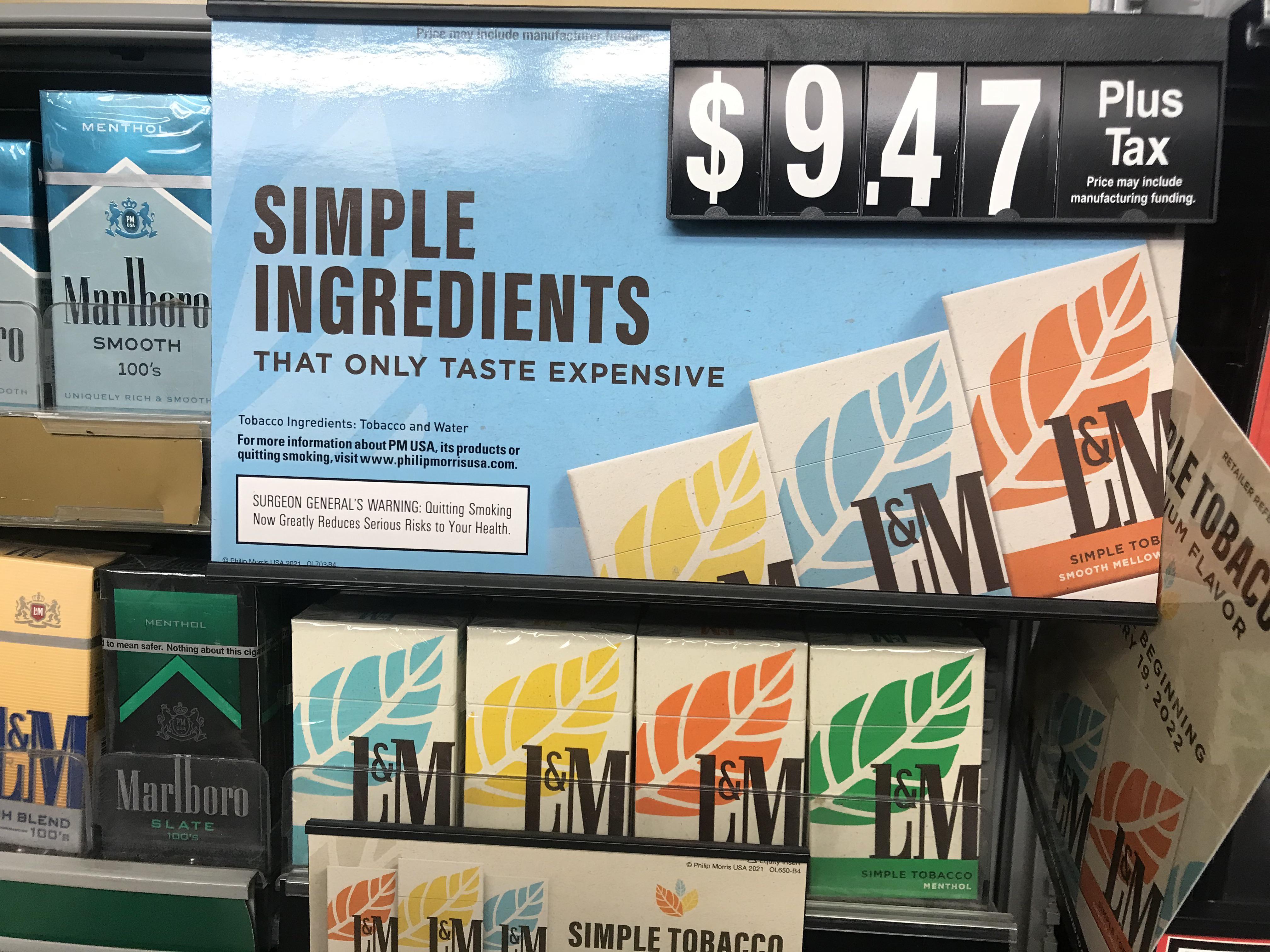 New L&M Simple Tobacco now product testing in VT, upstate NY, and UT