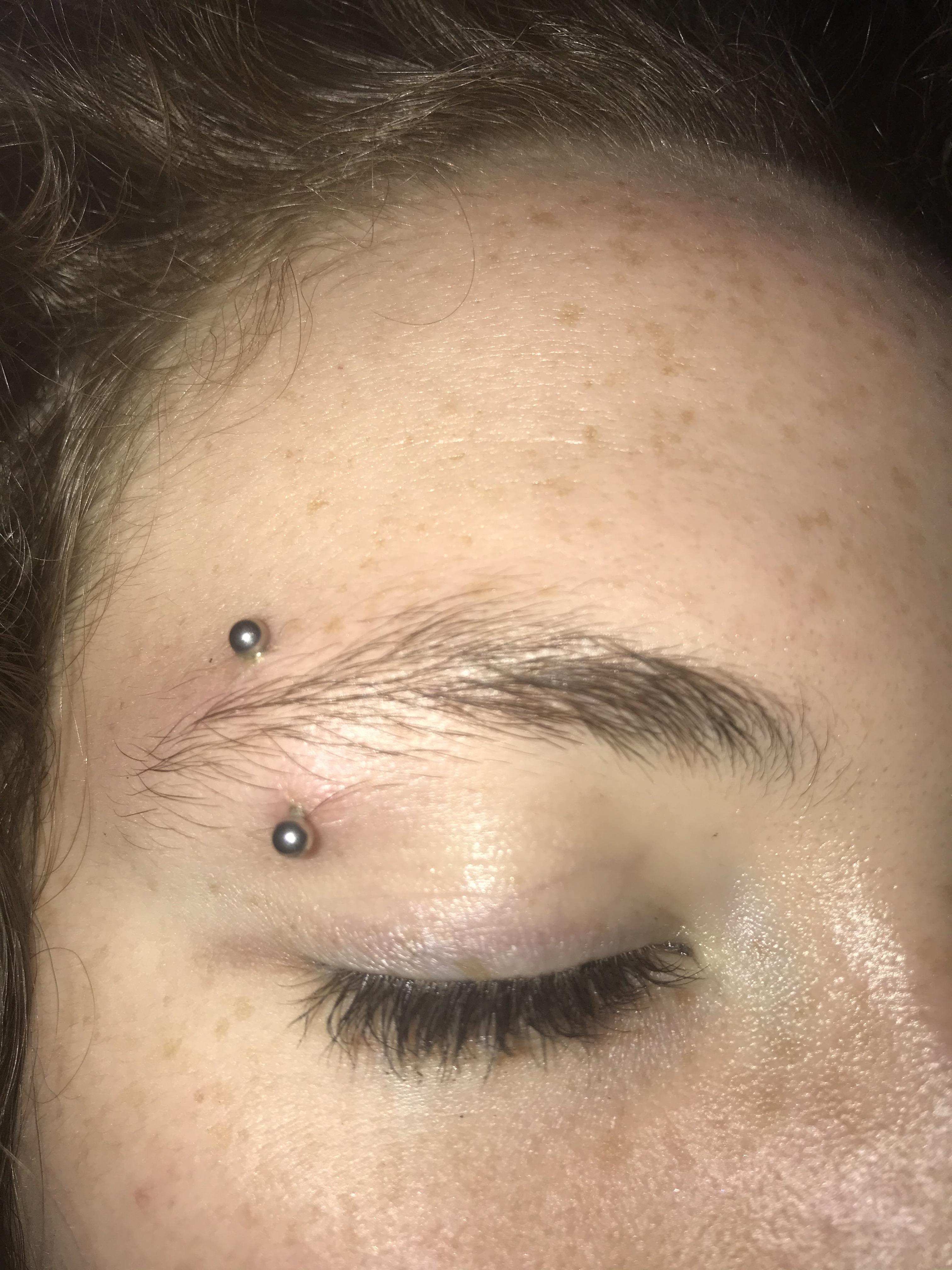 I’ve had my eyebrow piercing for about 3 months and it’s flaring up and