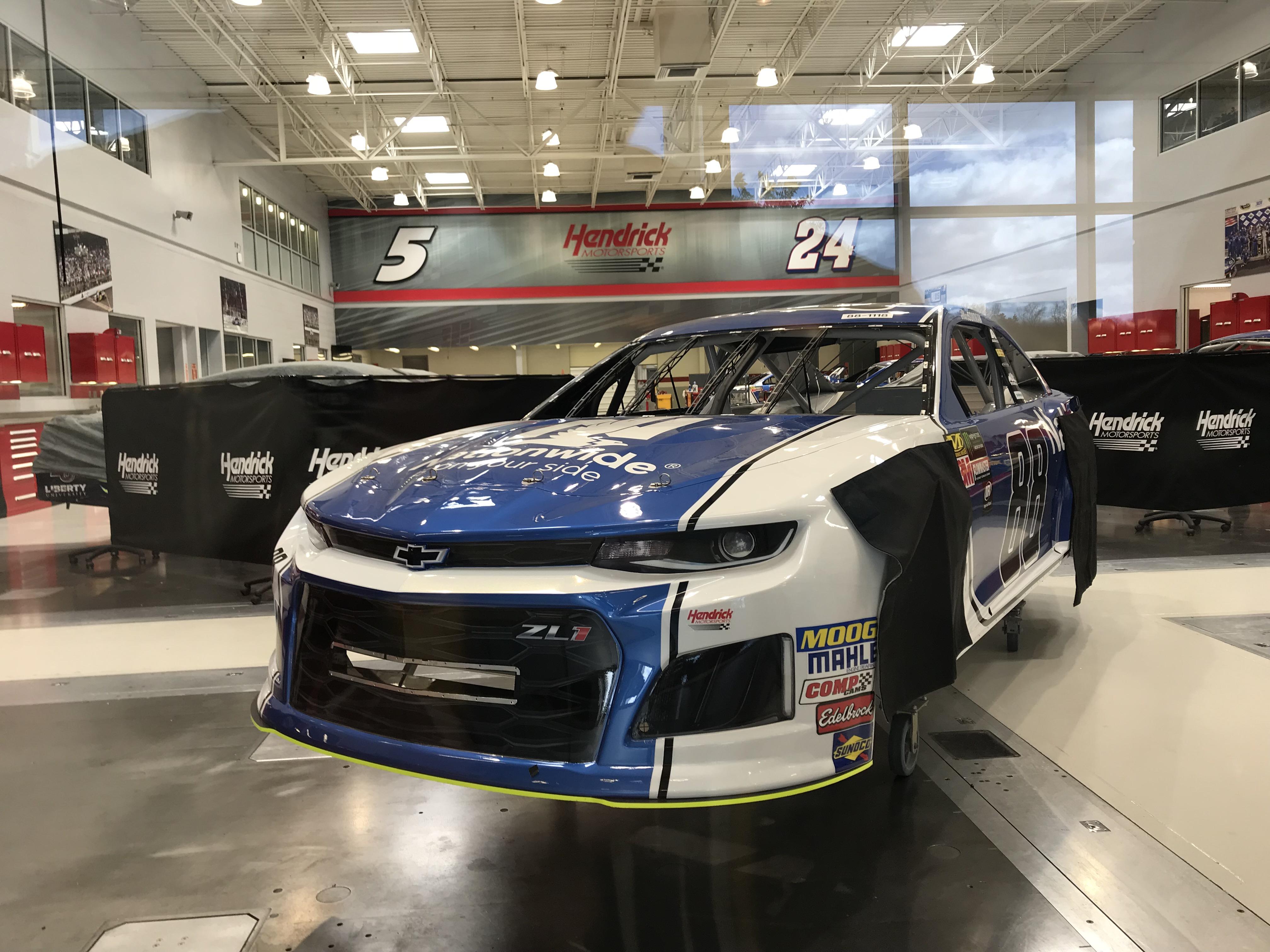 88 Car in the 5/24 shop at Hendrick Motorsports today r/NASCAR