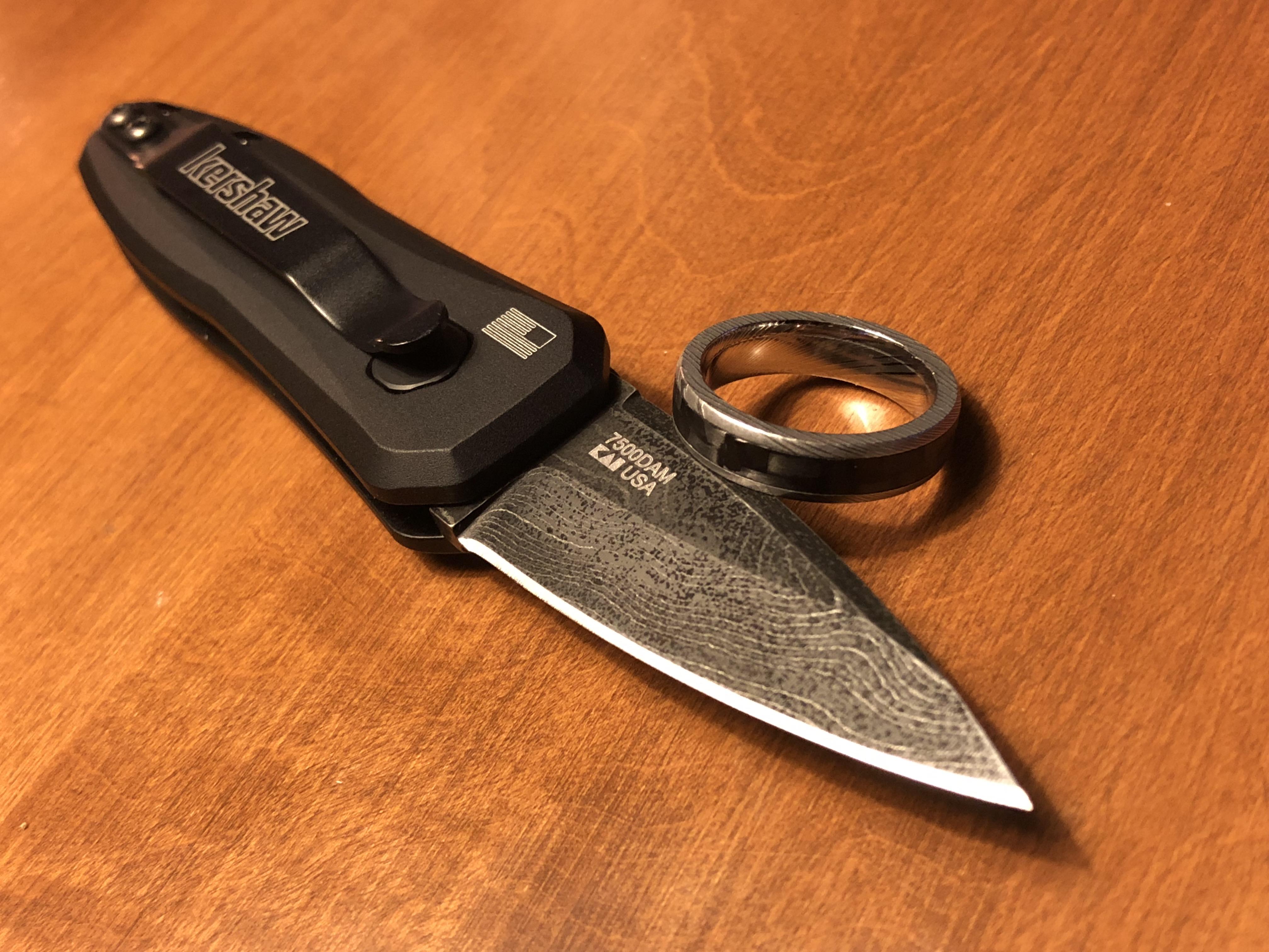 Just got a Damascus Launch 4 to match my Damascus and carbon fiber