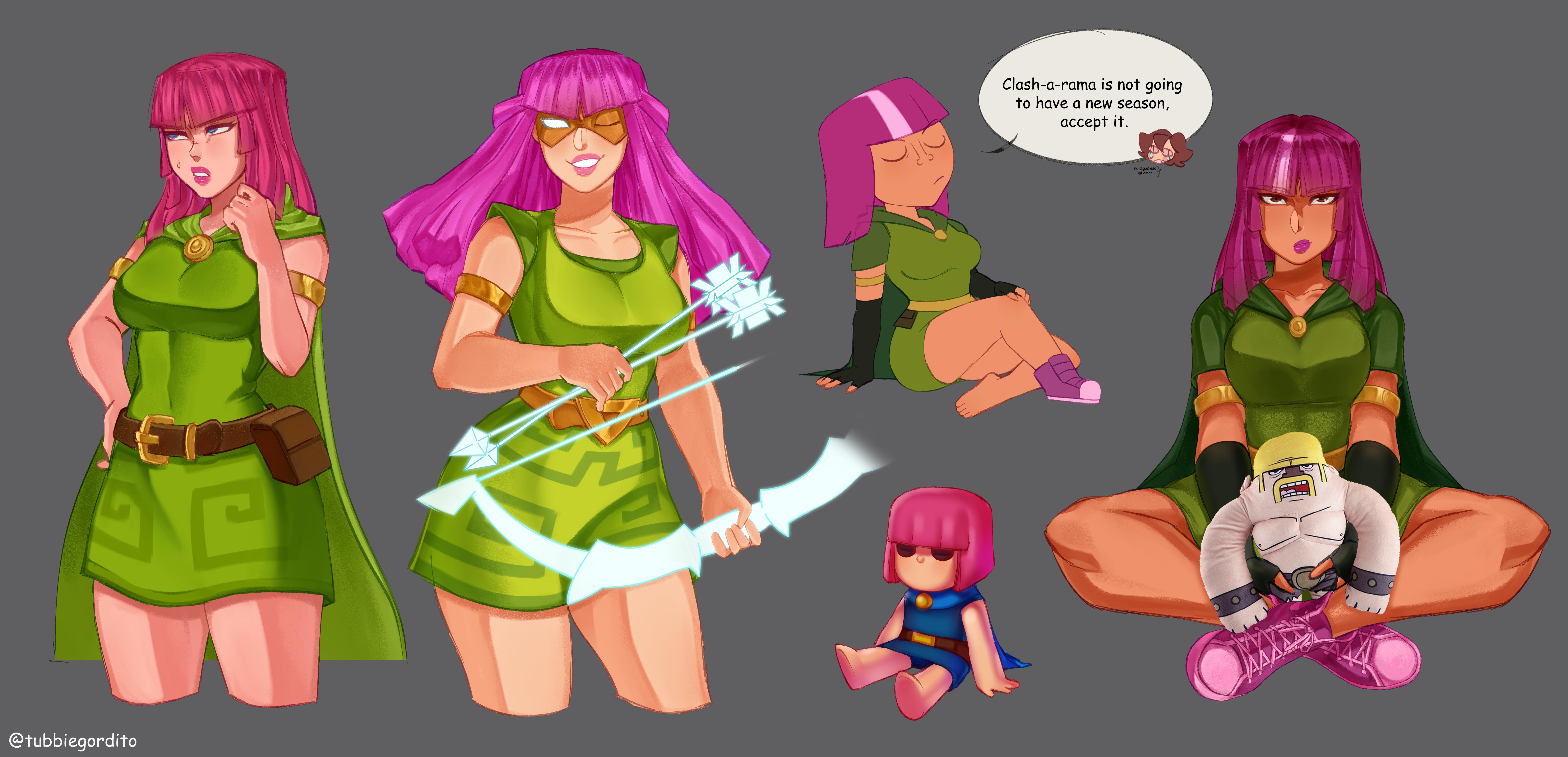 Archers FanArt - by Tubbiegordito : ClashOfClans