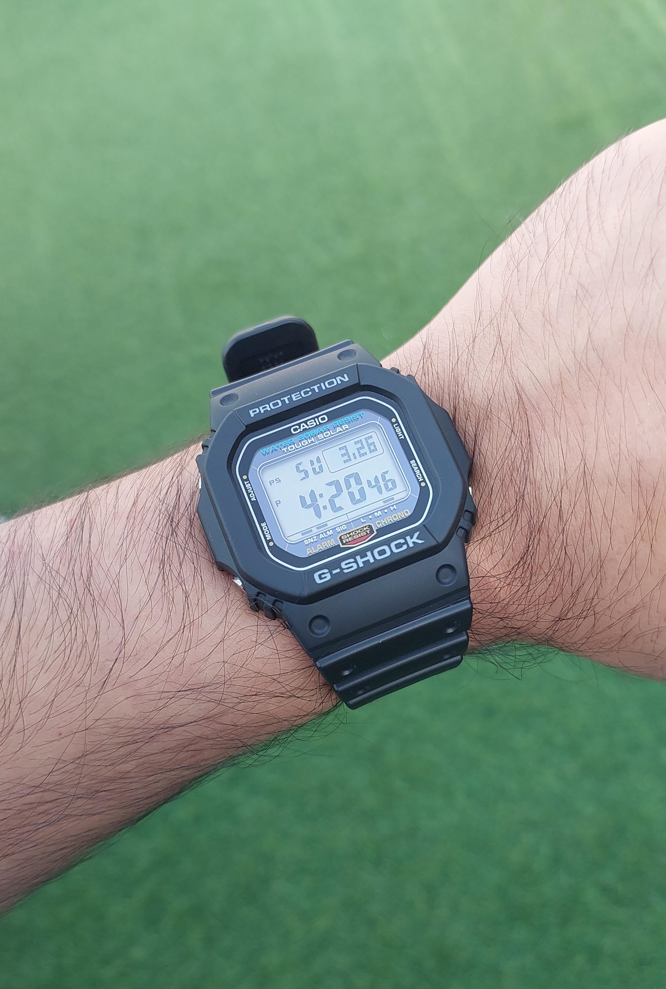 GShock 5600 UE1DR Tough Solar! Love this thing! Any way to make it