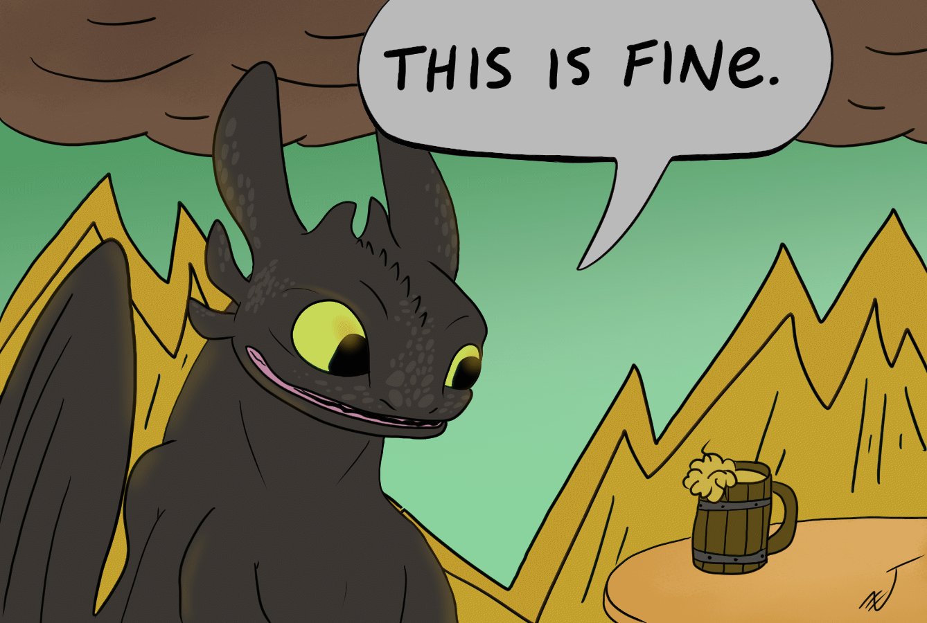 How To Train Your Dragon Toothless Smile Gif