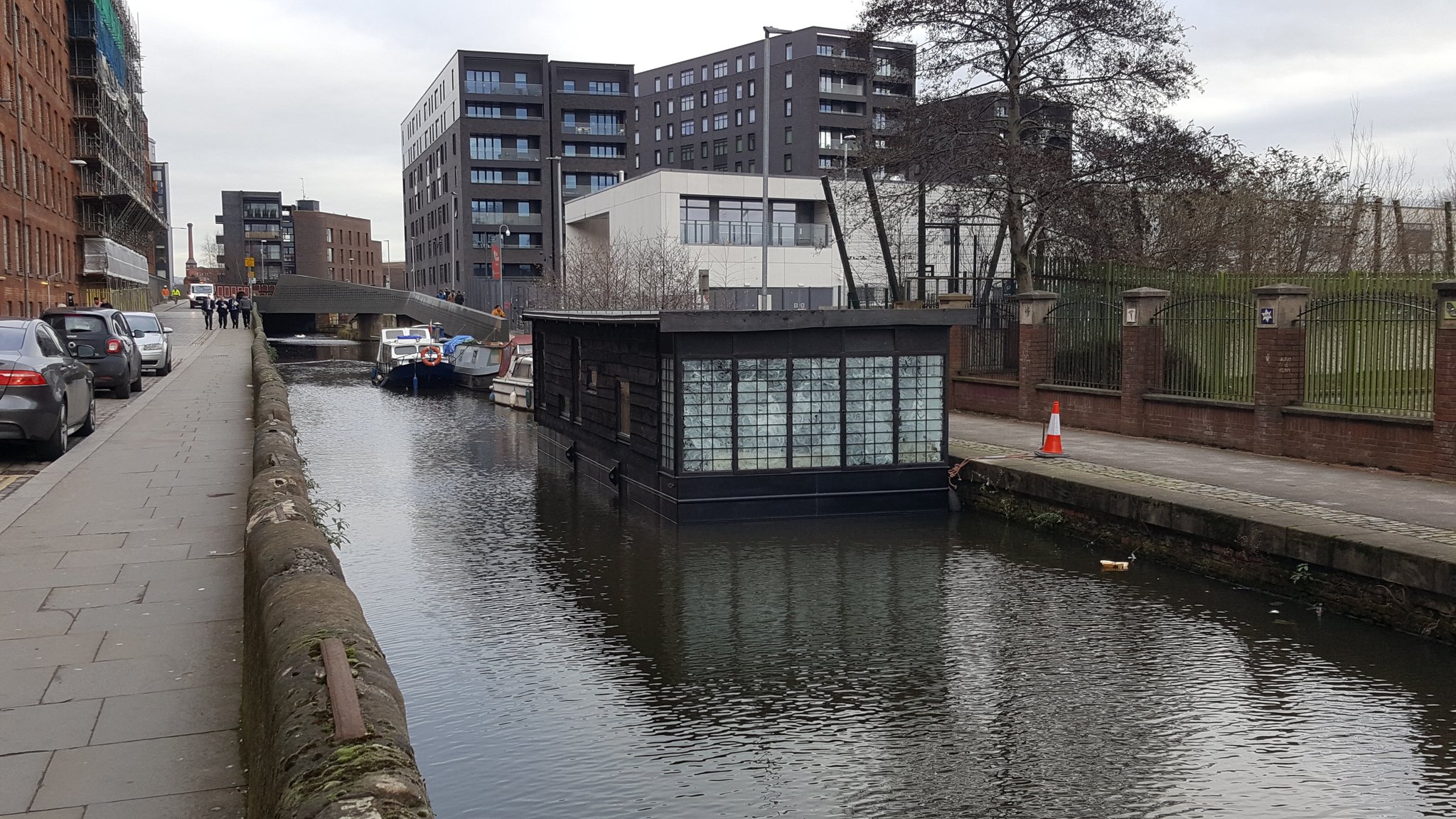 Remember the 'houseboat' kicked out of New Islington Marina last year
