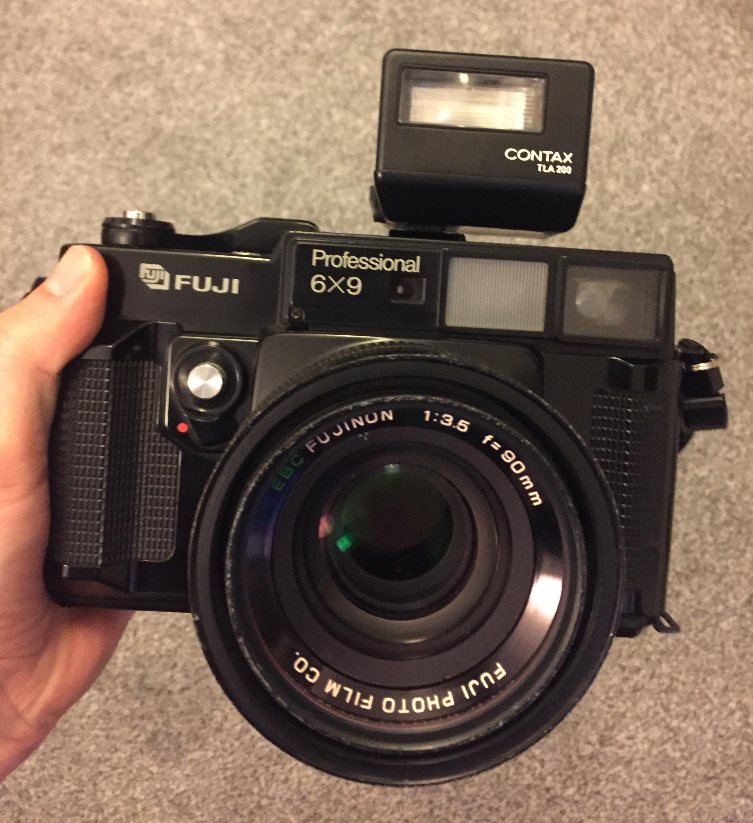 How about big cameras with tiny flashes?