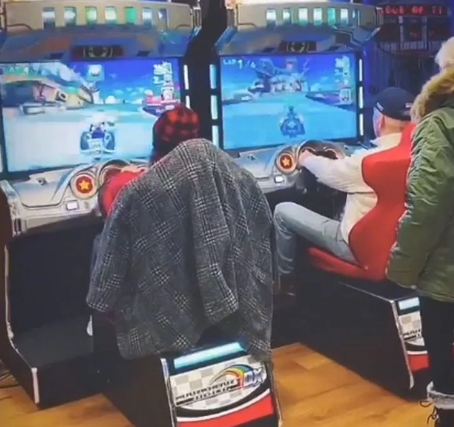 President Joe Biden is a gamer! He played Mario Kart with granddaughter