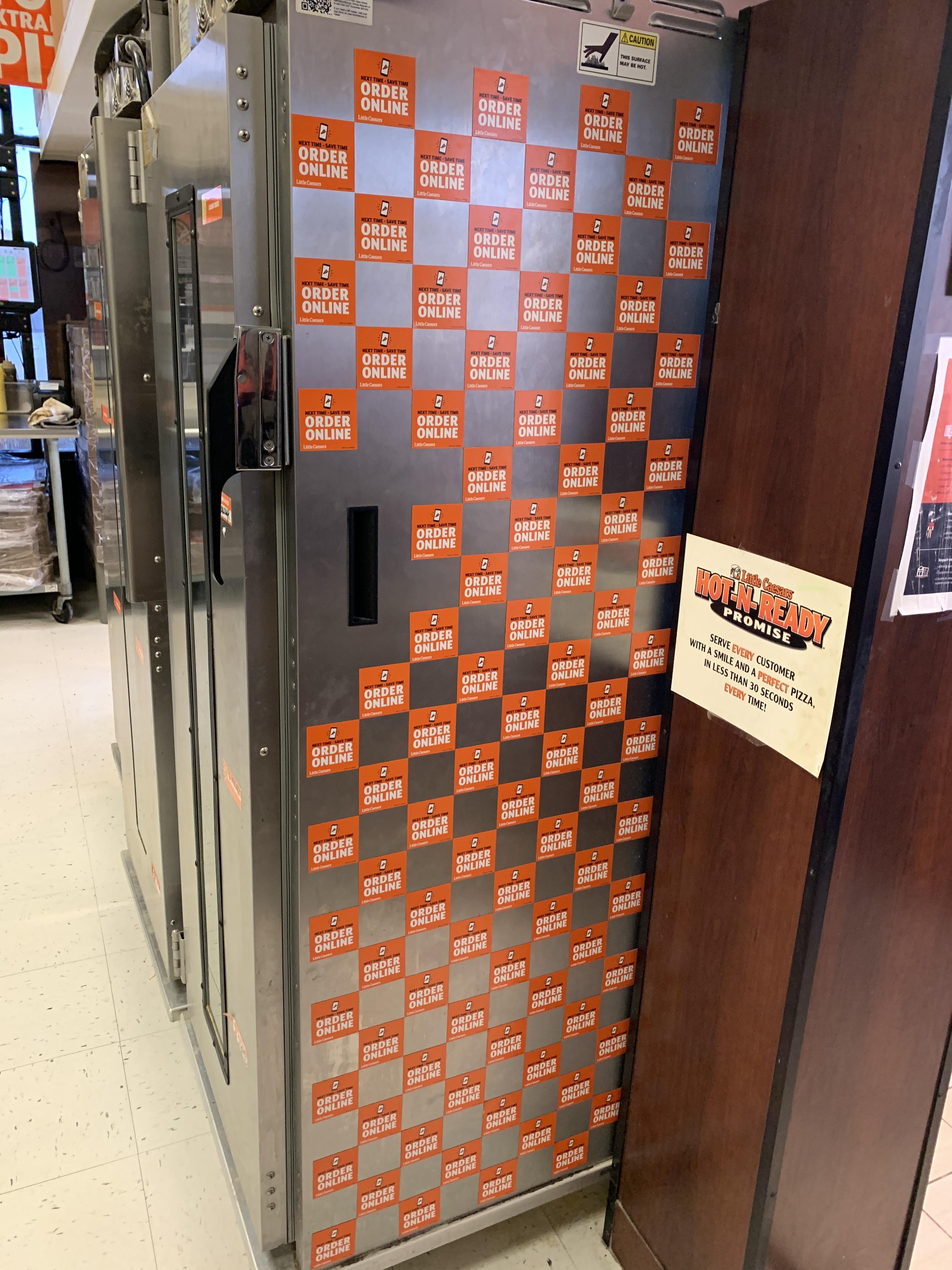 Anybody else do this with the fridge r/LittleCaesars