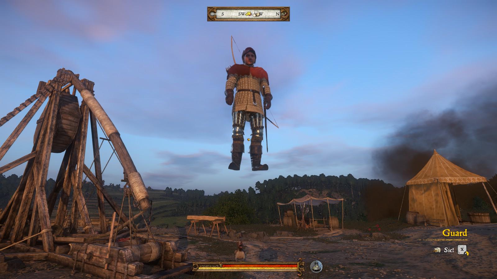 Gotta make sure the siege going well up there. Just love KCD bugs r