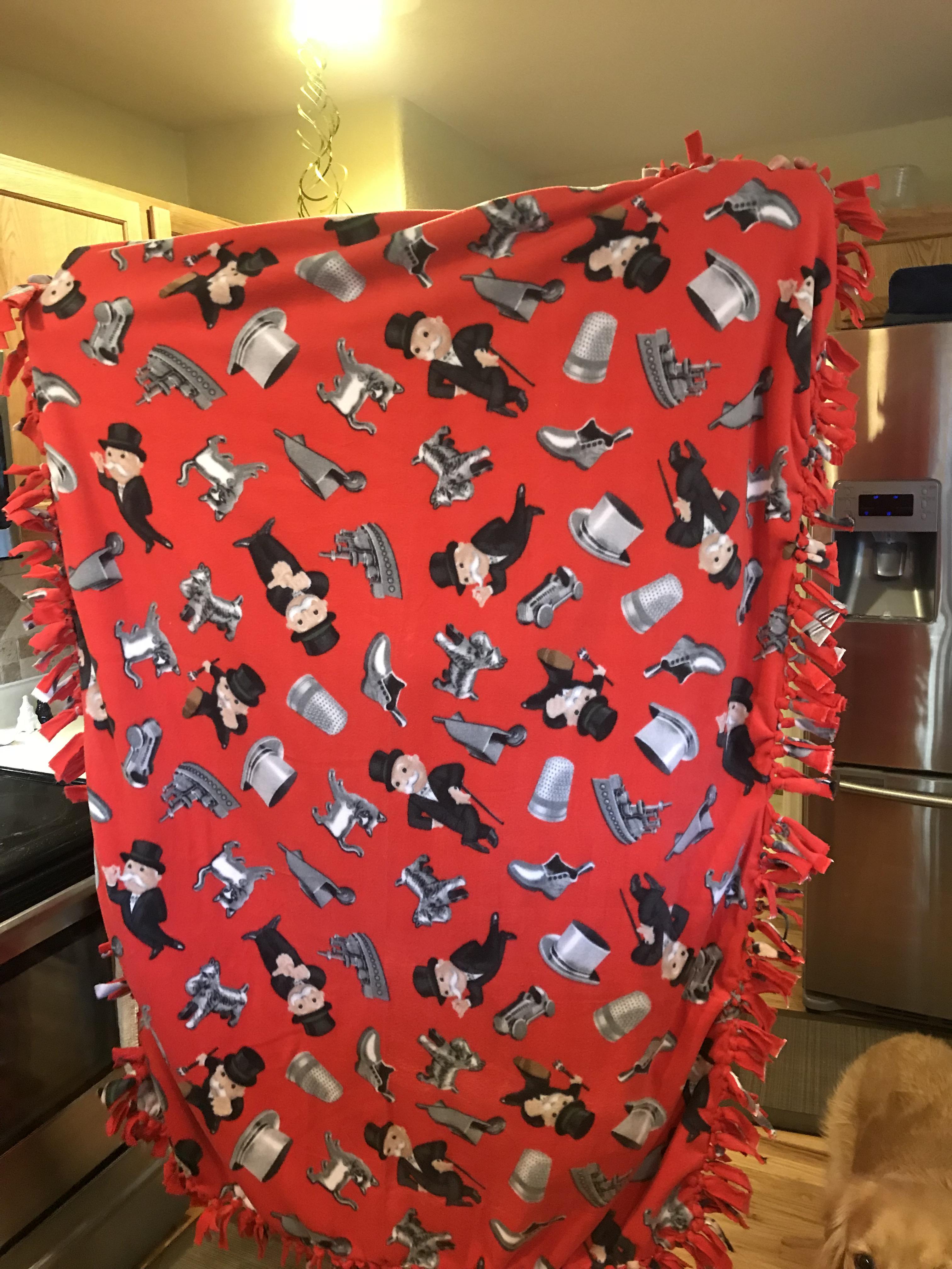 Made my first knotfleece blanket! r/crafts