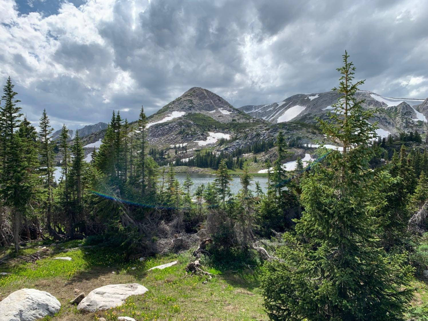 Snow in July, Medicine BowRoutt National Forest, Wyoming r/MostBeautiful