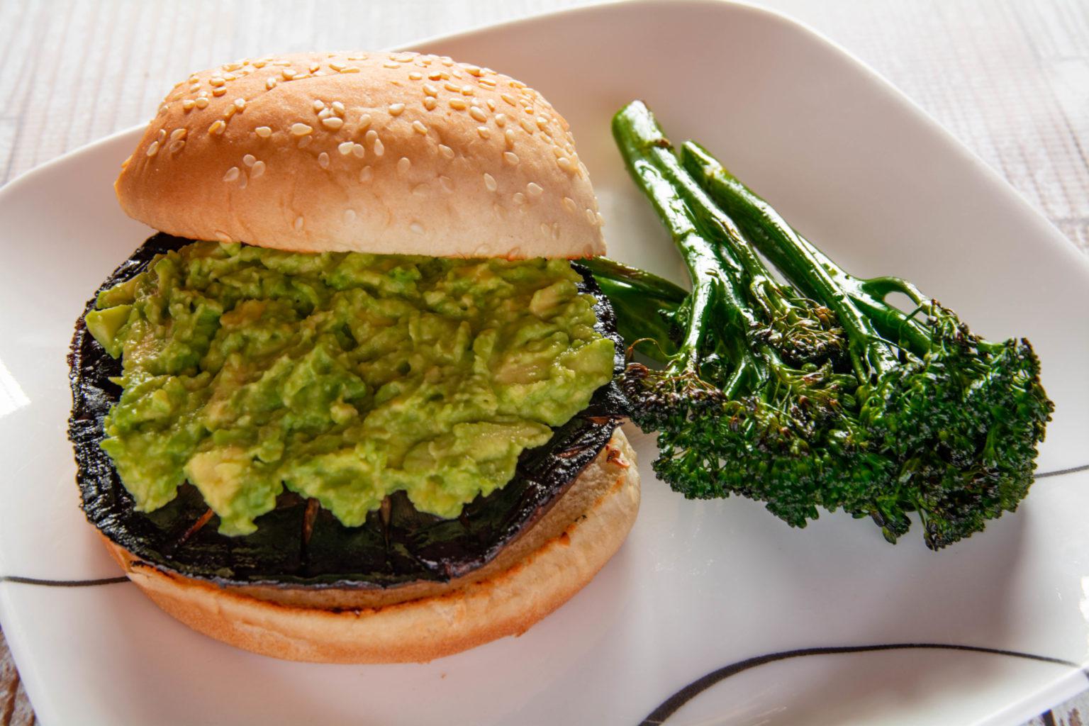 Portobello Mushroom Burger r/vegan1200isplenty