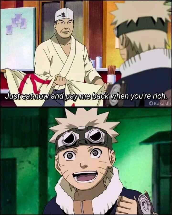 The first person who accept naruto, but why im crying right now 🥺 r