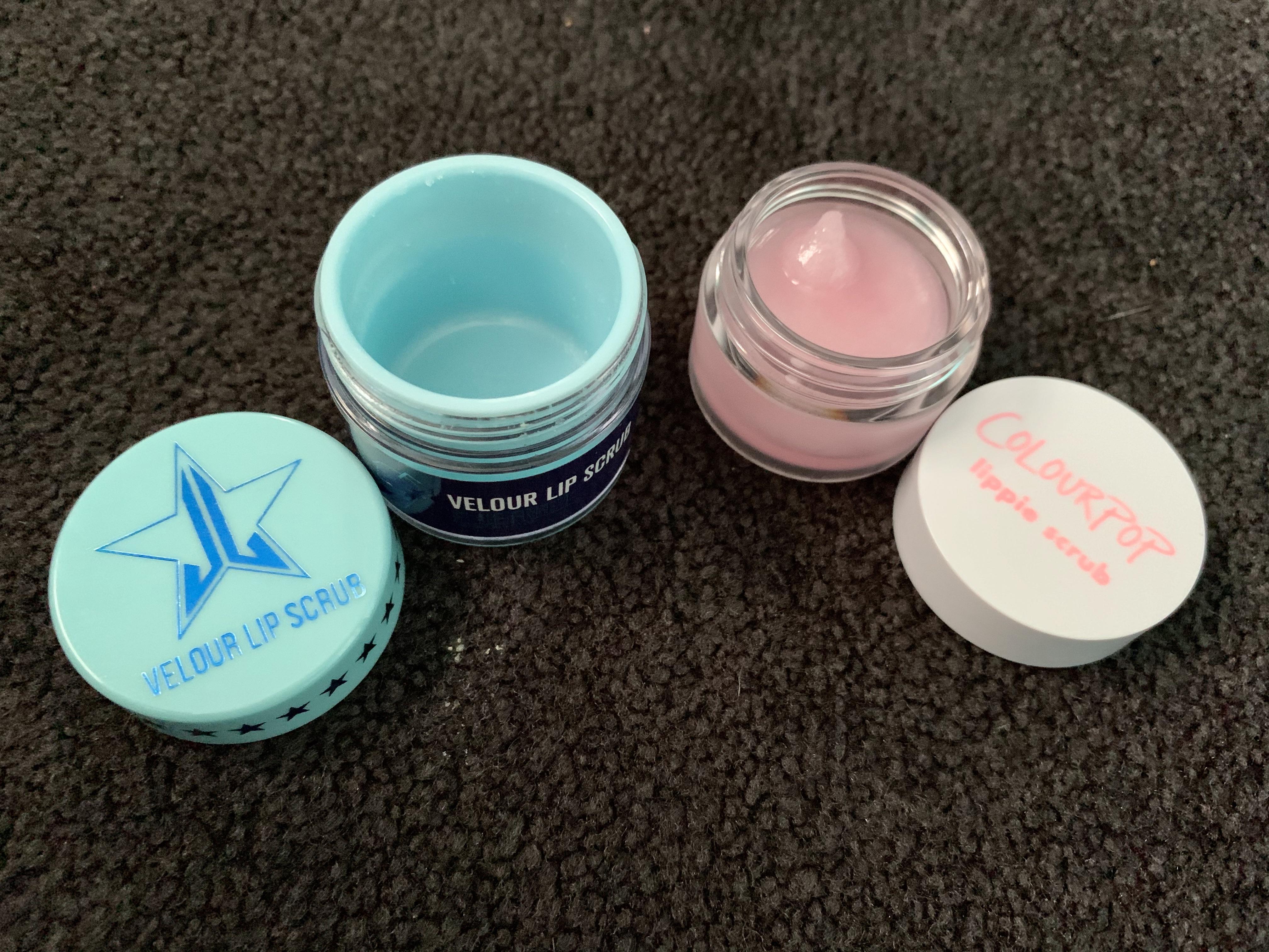 Finished up my JSC blue freeze lip scrub, now moving on to my Colourpop by the bushel Lippie