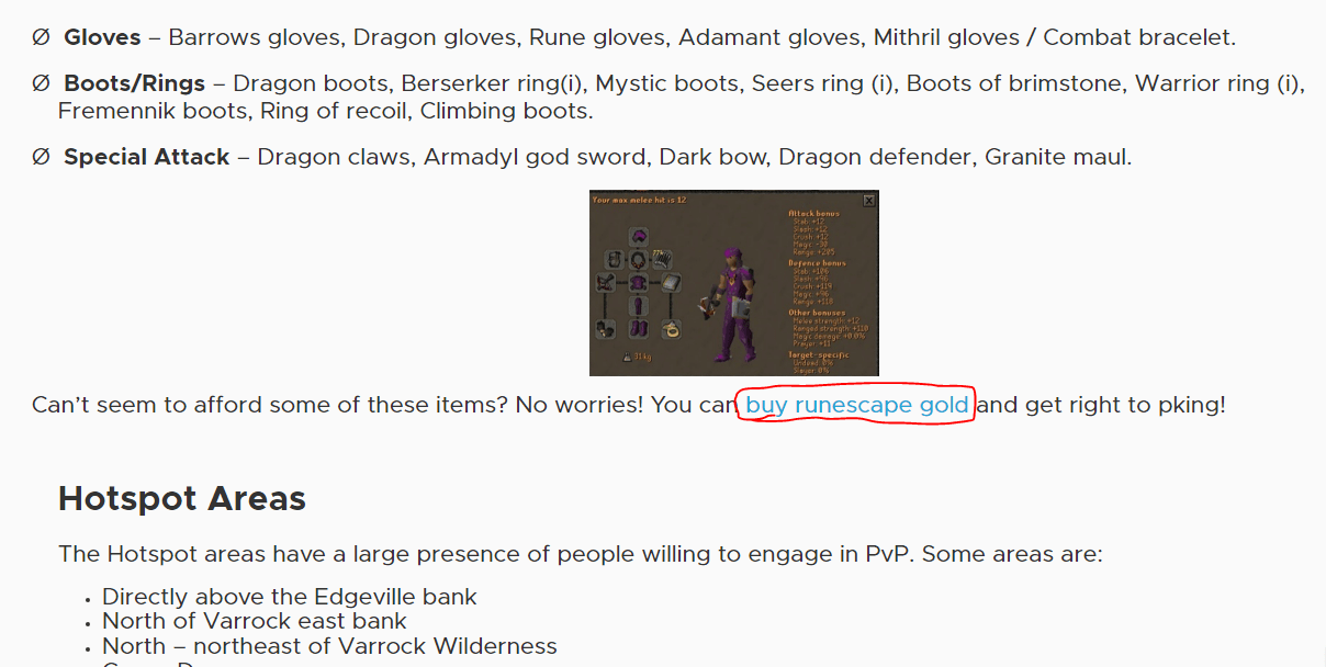 First result from "osrs How to PK" advises you to buy gp from them r