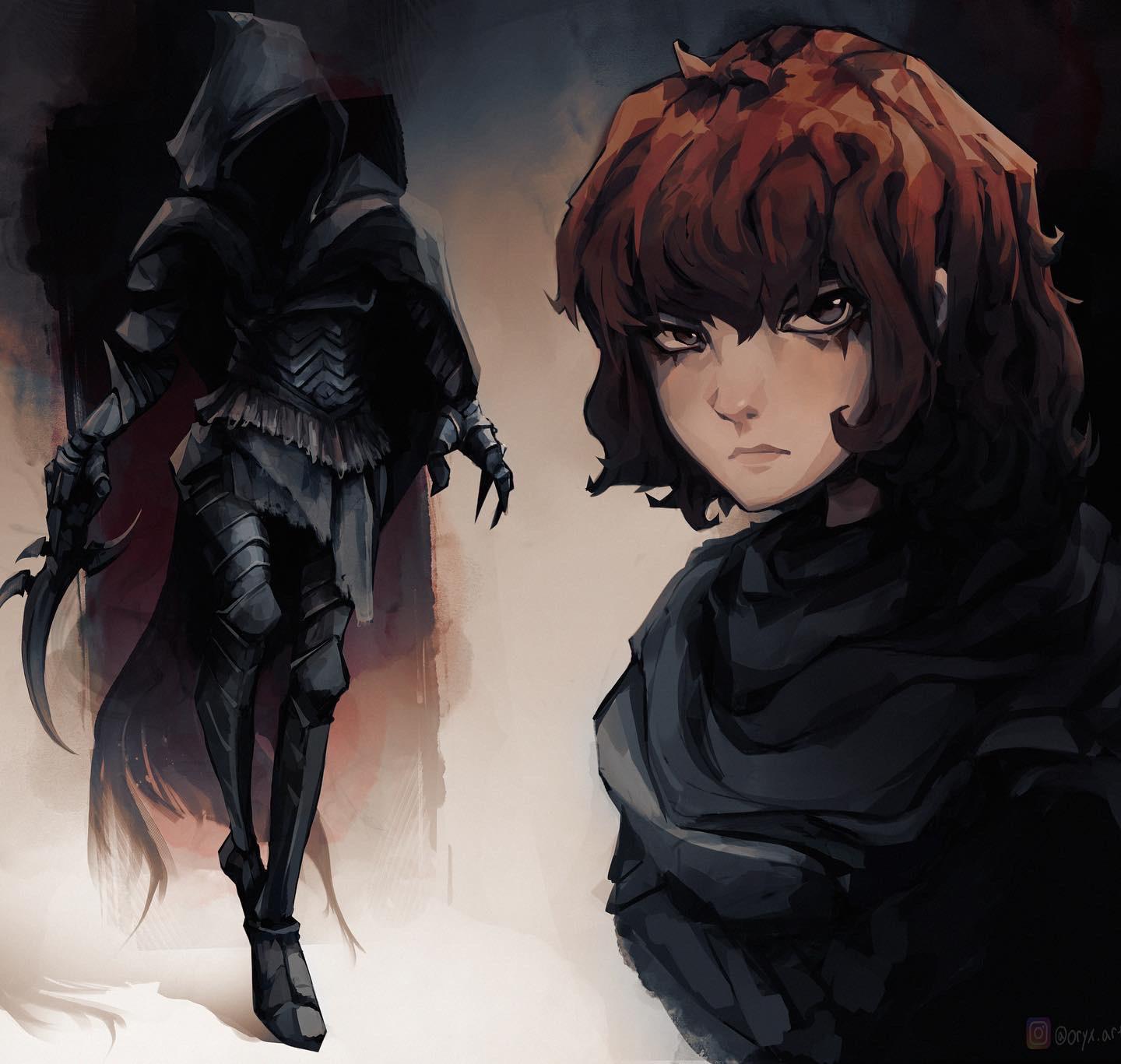 [fanart] Black knife assassin Eldenring