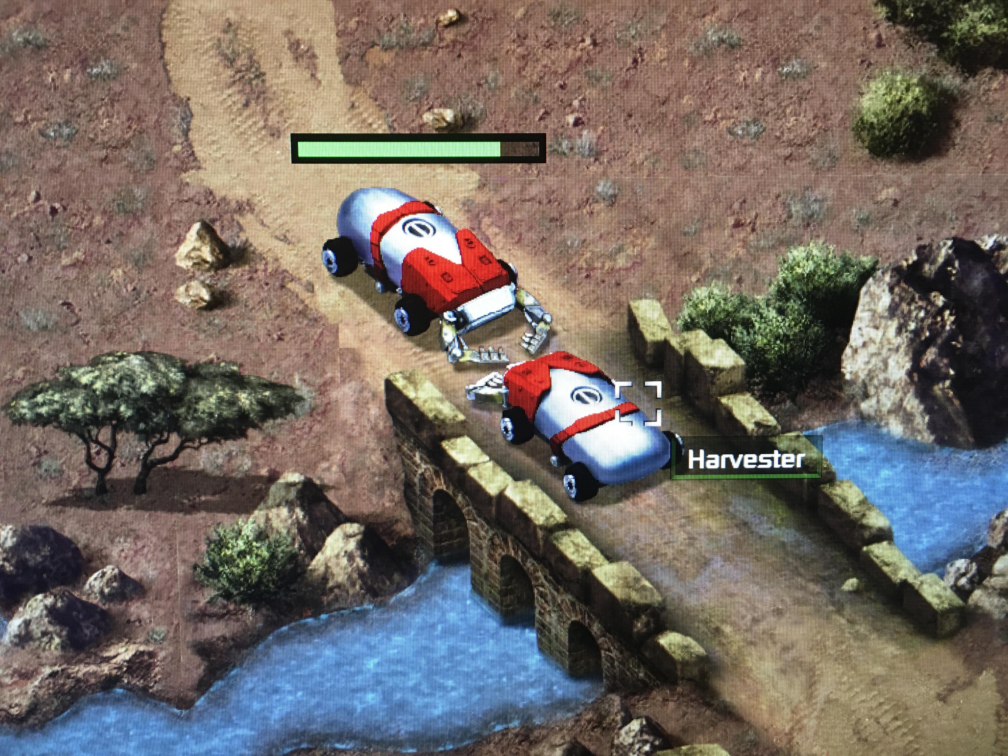 To show how precise to the original the remastered is, the harvesters