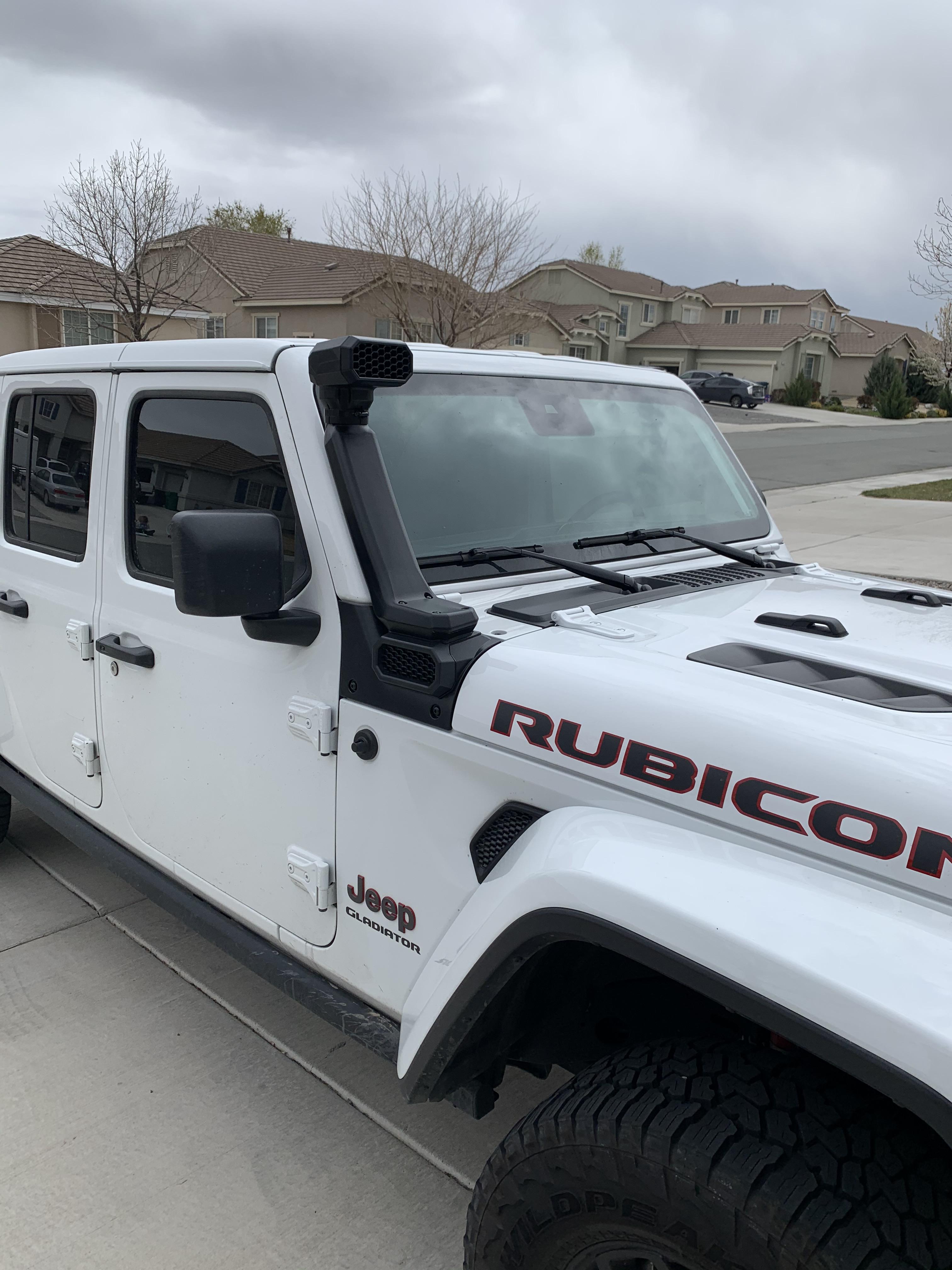 Snorkel installed r/JeepGladiator