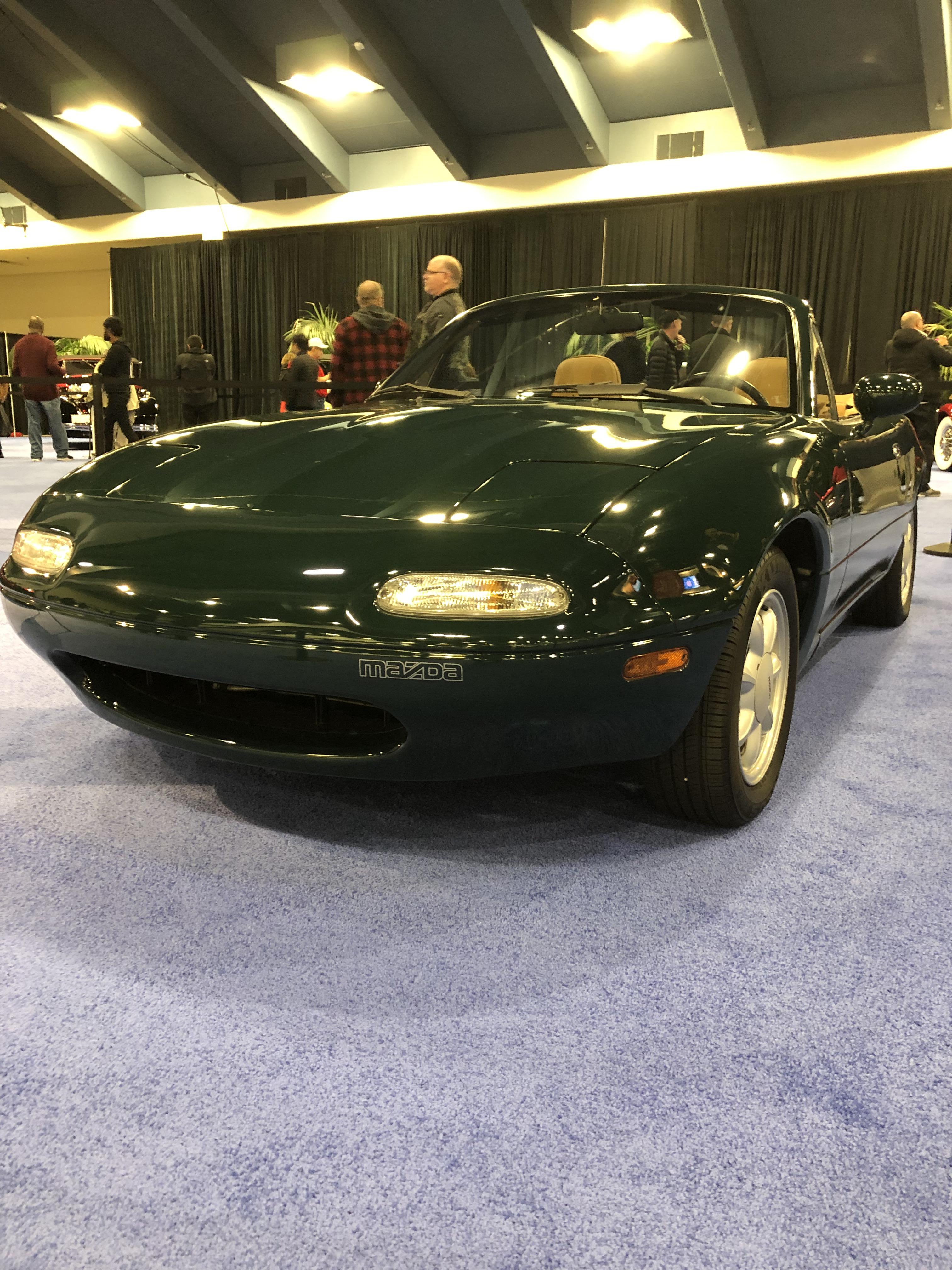 The only photo I took at the SF car show Miata