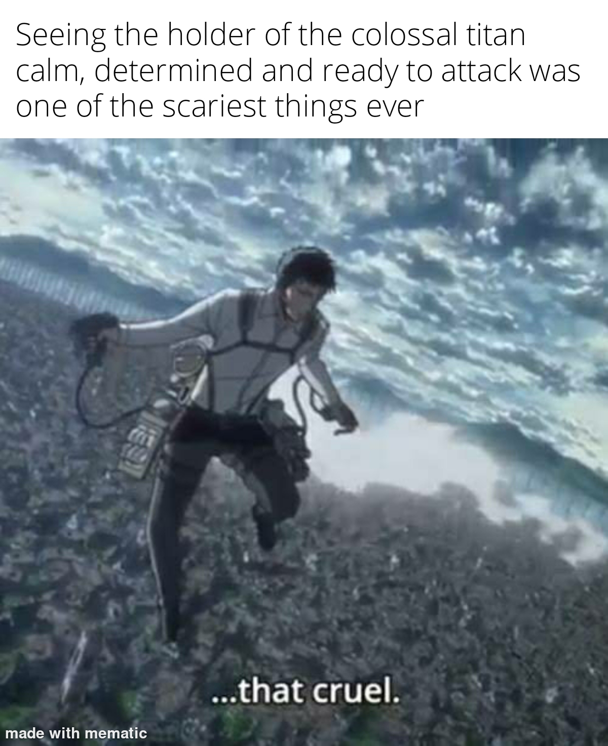 In that moment, bertholdt was a chad r/titanfolk