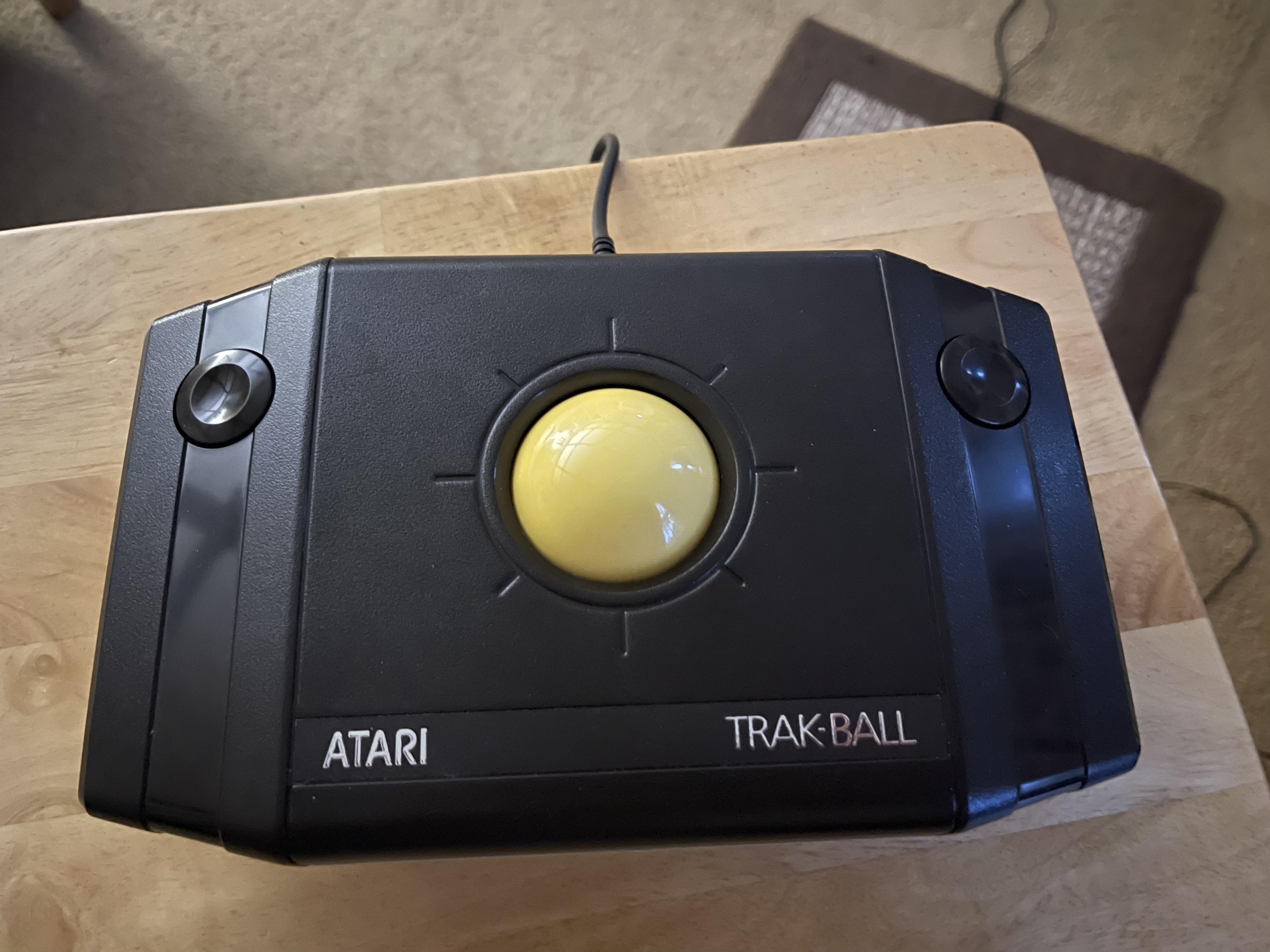 Wow! Centipede and Missile Command are AMAZING with a CX22 trackball