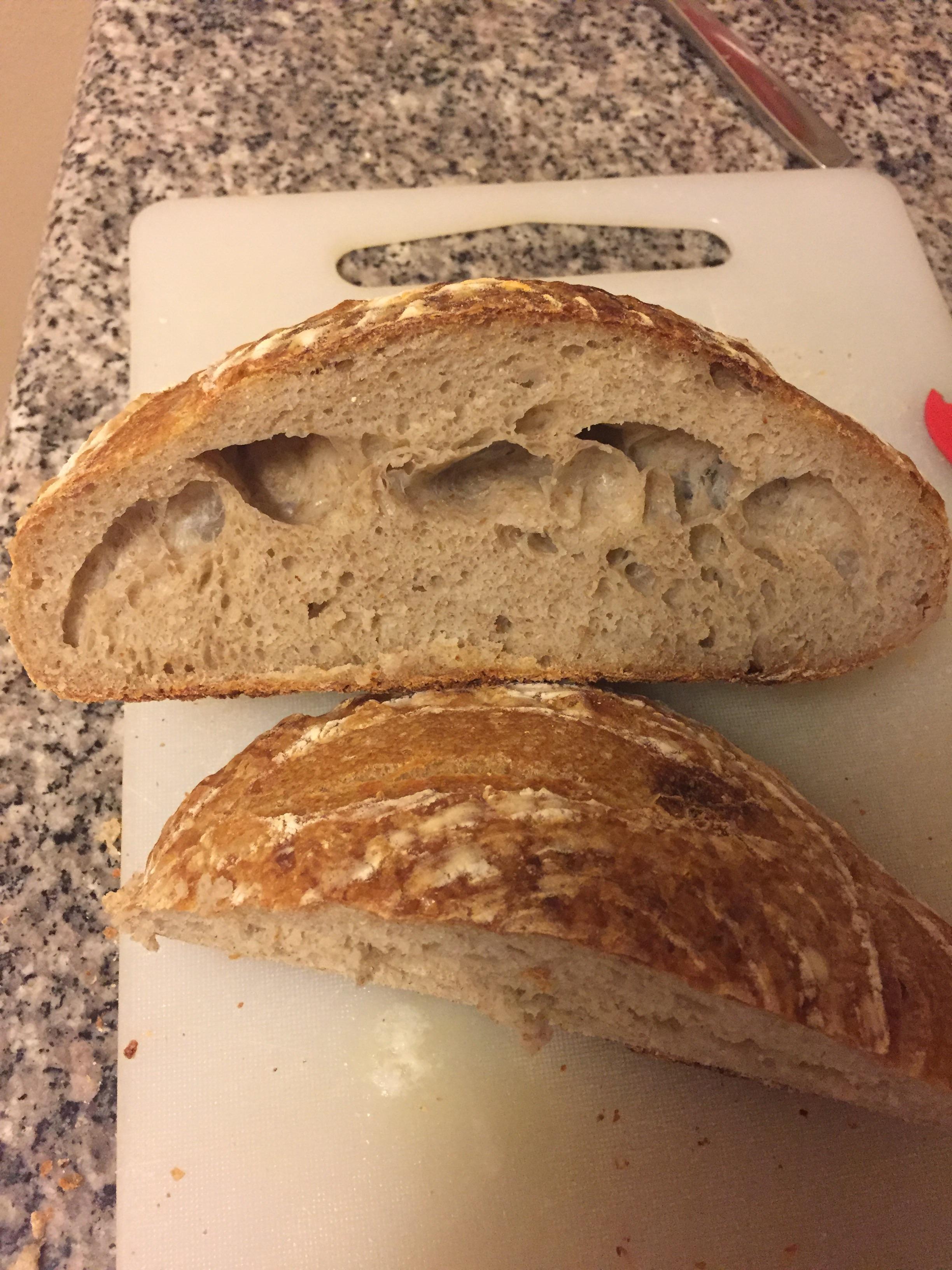Is this a result of under proofing? Sourdough