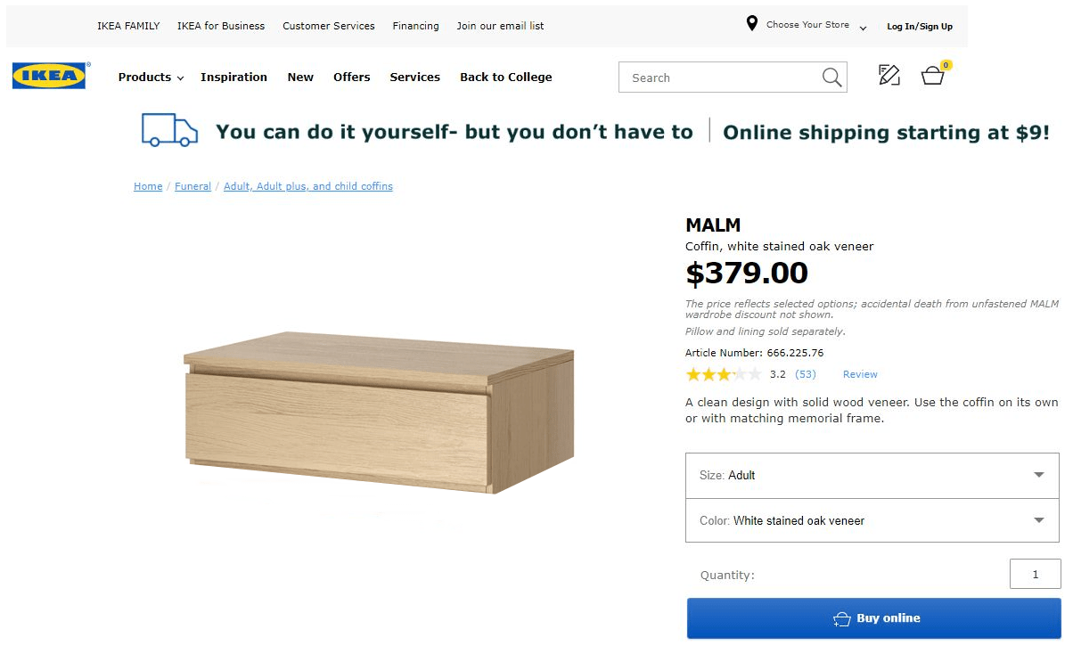 I had to replace an old IKEA dresser that had been recalled for falling