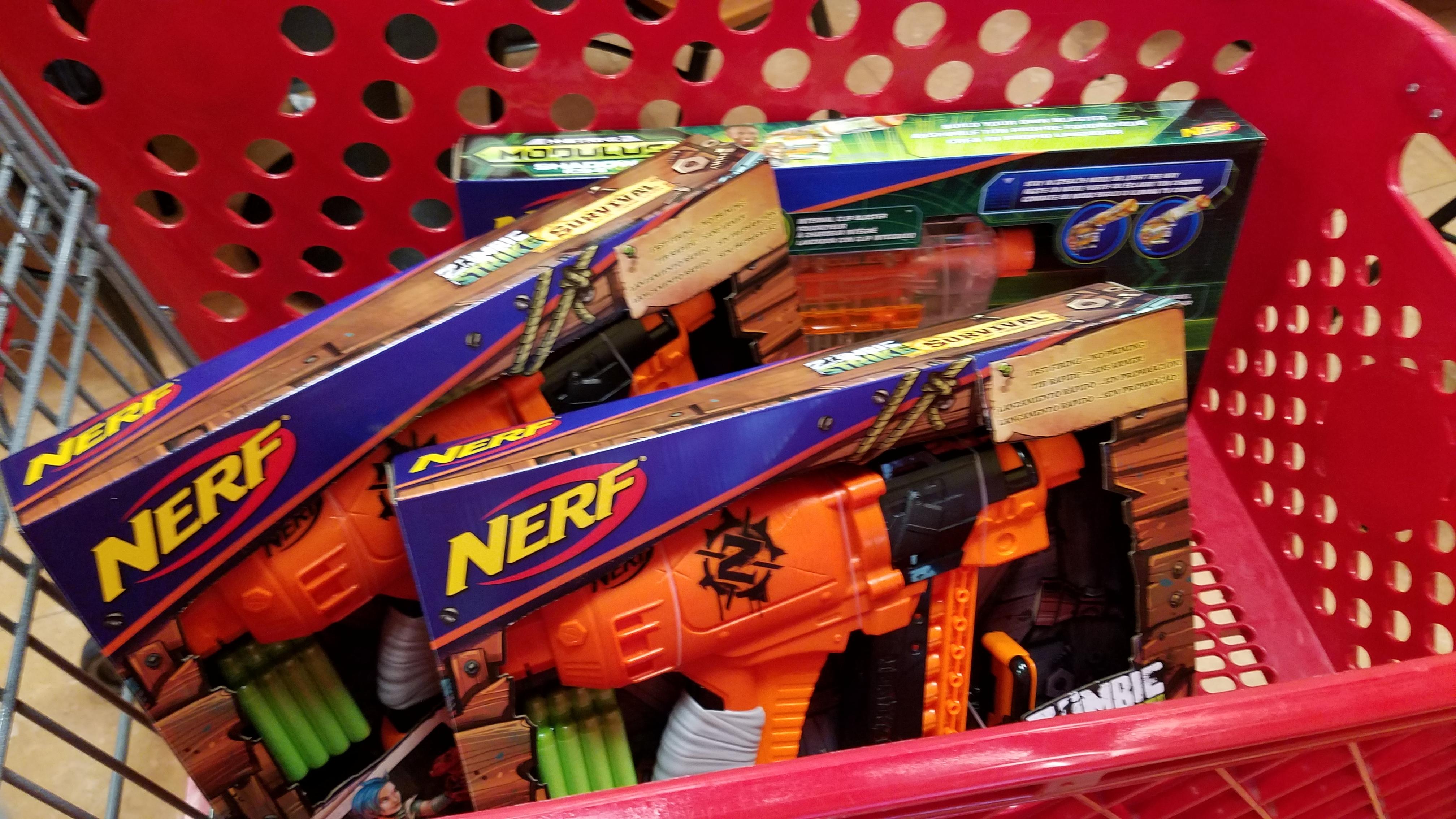Shadow and Nailbiter Spotted at Target (Grand Prairie, Texas) Nerf