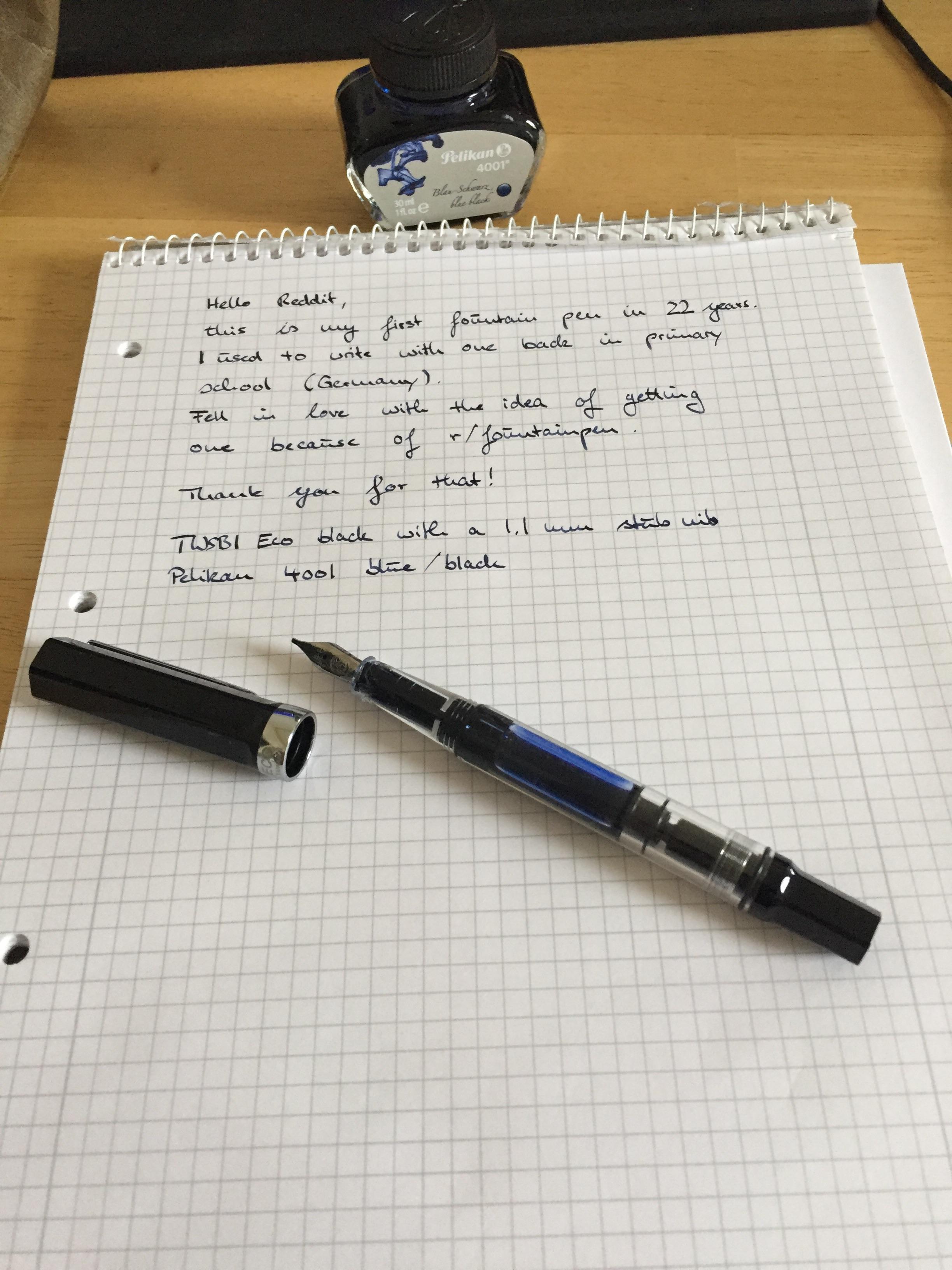 New member of the fountain pen club r/fountainpens