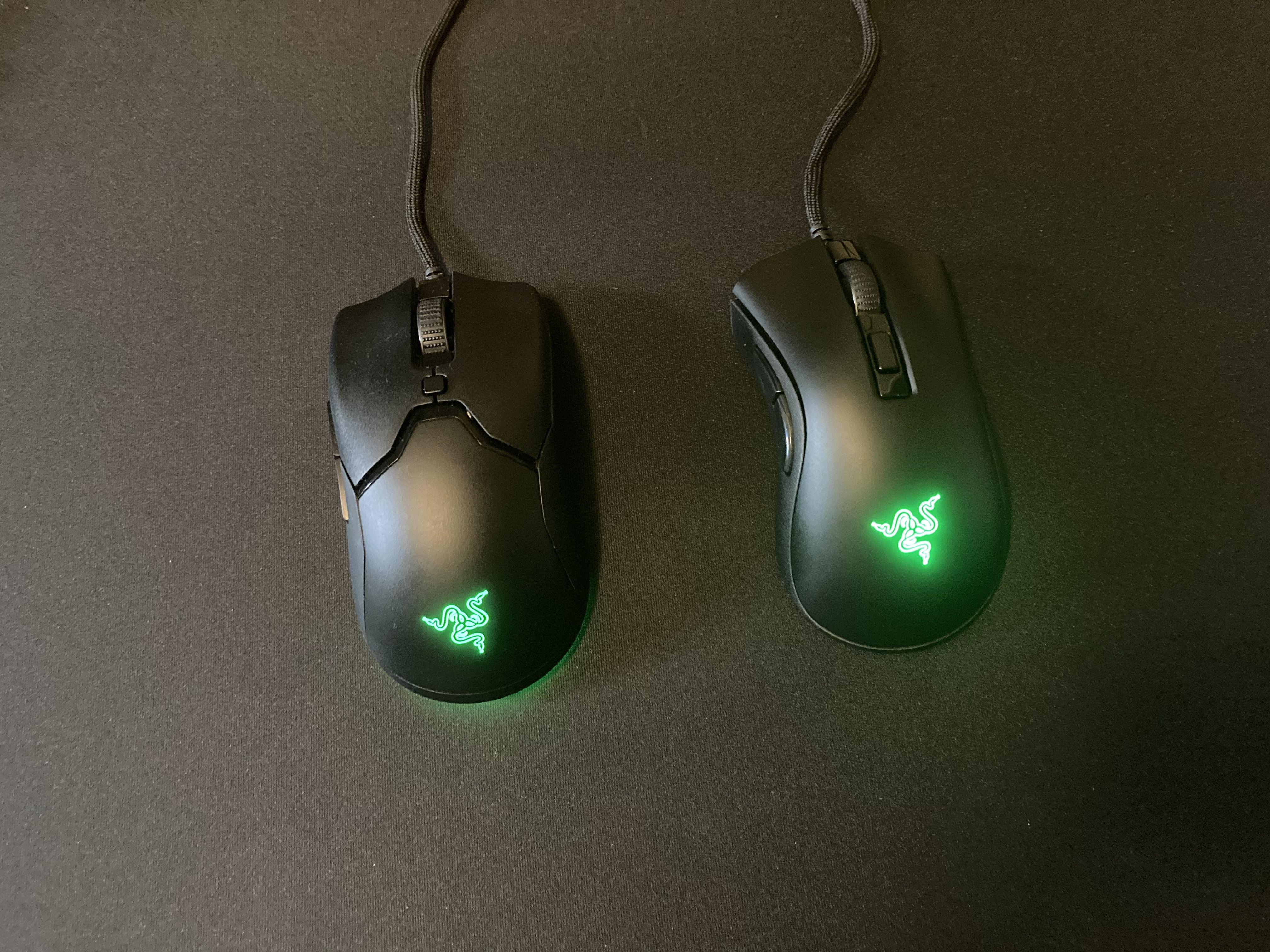 Razer Deathadder V2 Mini Next to Viper Mini r/MouseReview