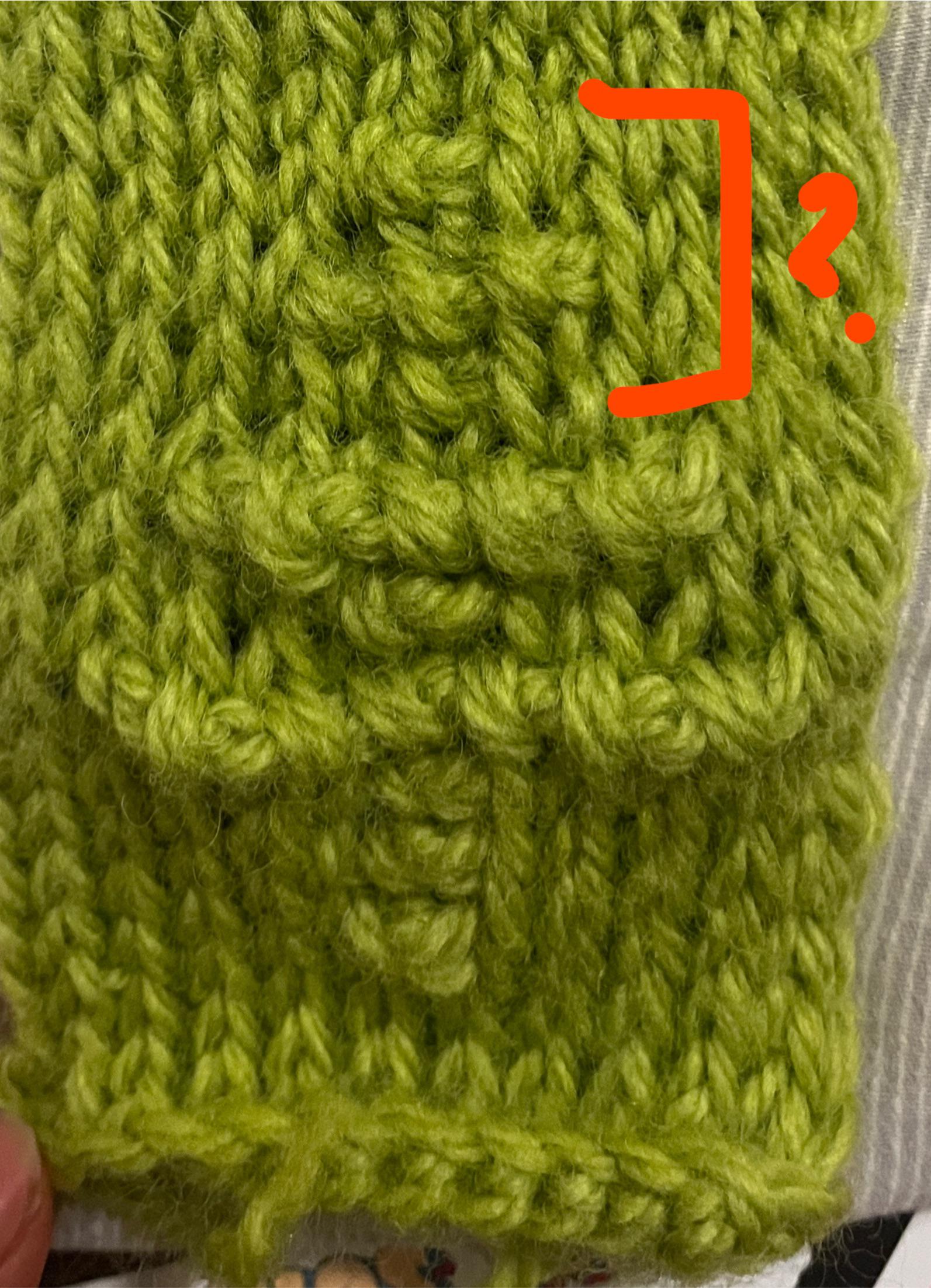 Reverse knit stitch losing definition? r/Tunisian_Crochet