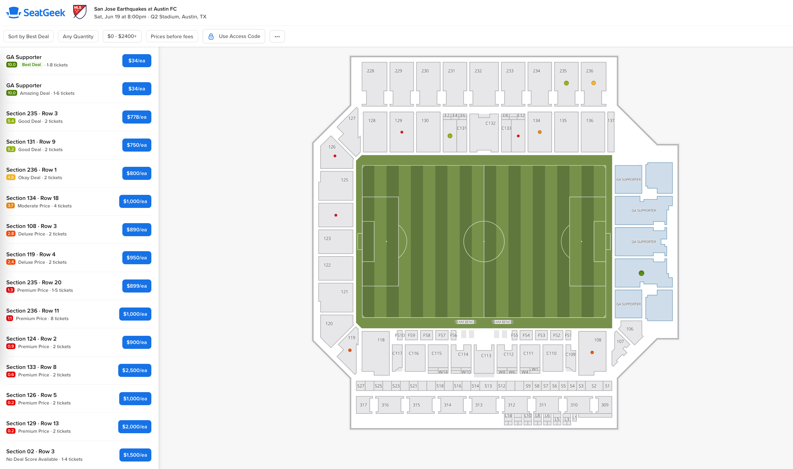Just an update on Austin FC ticket prices after today's presale. r