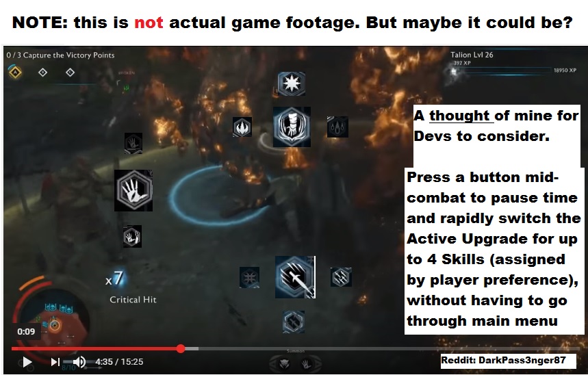 Quick skill switch not an option yet. But maybe it could/should be