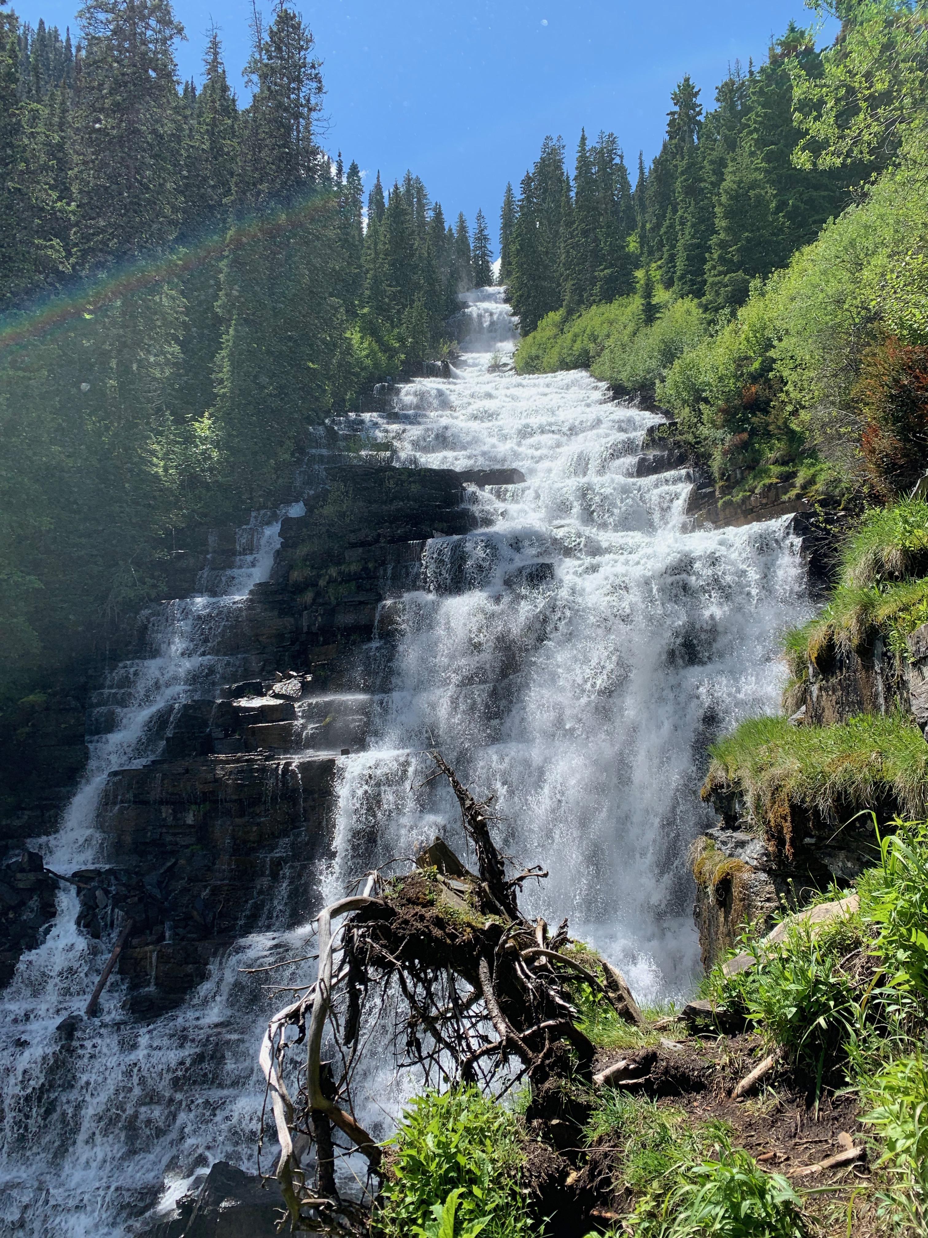 Expose Nature Florence Falls MT, Glacier National Park [OC] [3024 × 4032]