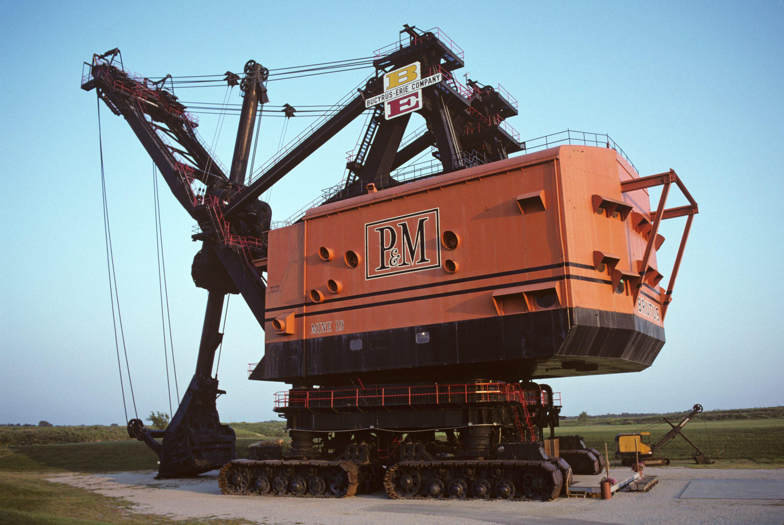 Big Brutus, Bucyrus Erie 1850B stripping shovel, unlike all other