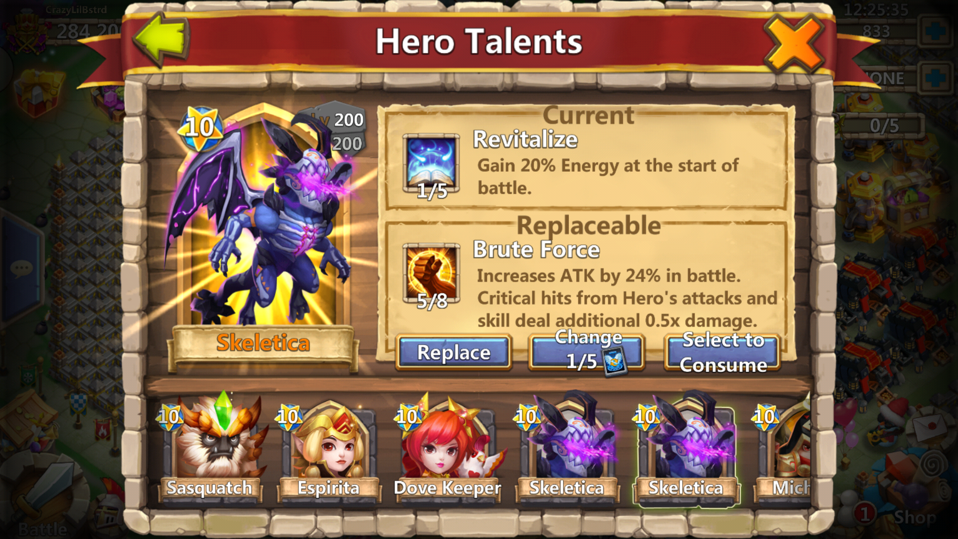 Who to give this brute force 5 I rolled? Aleady have a bw