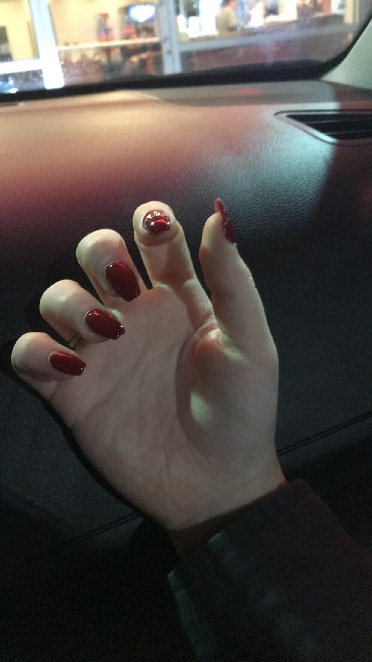 Got a new set today and they’re so but my nail beds are so
