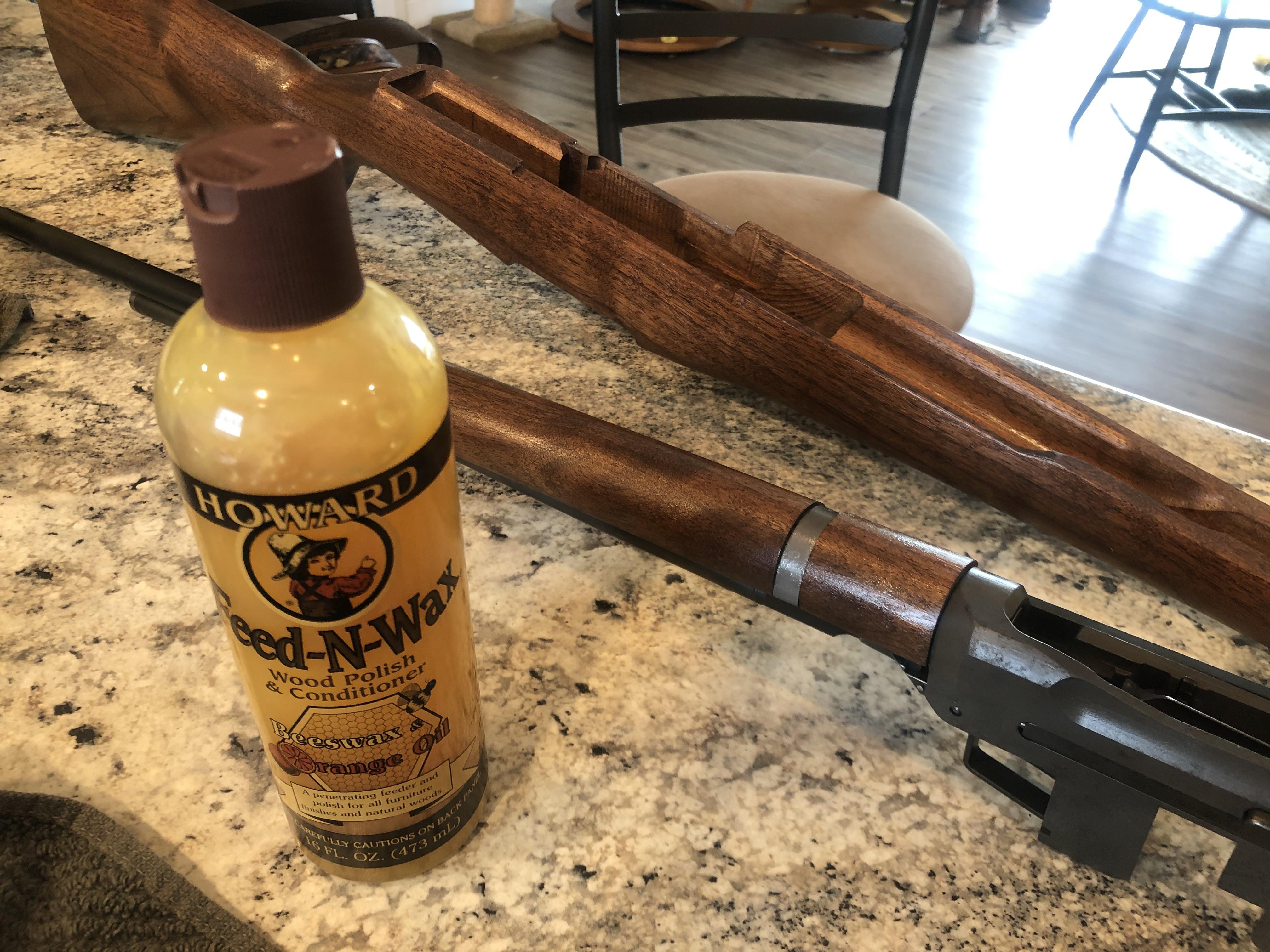 Decided to try Feed n Wax on my new, dry CMP stock! r/M1Rifles