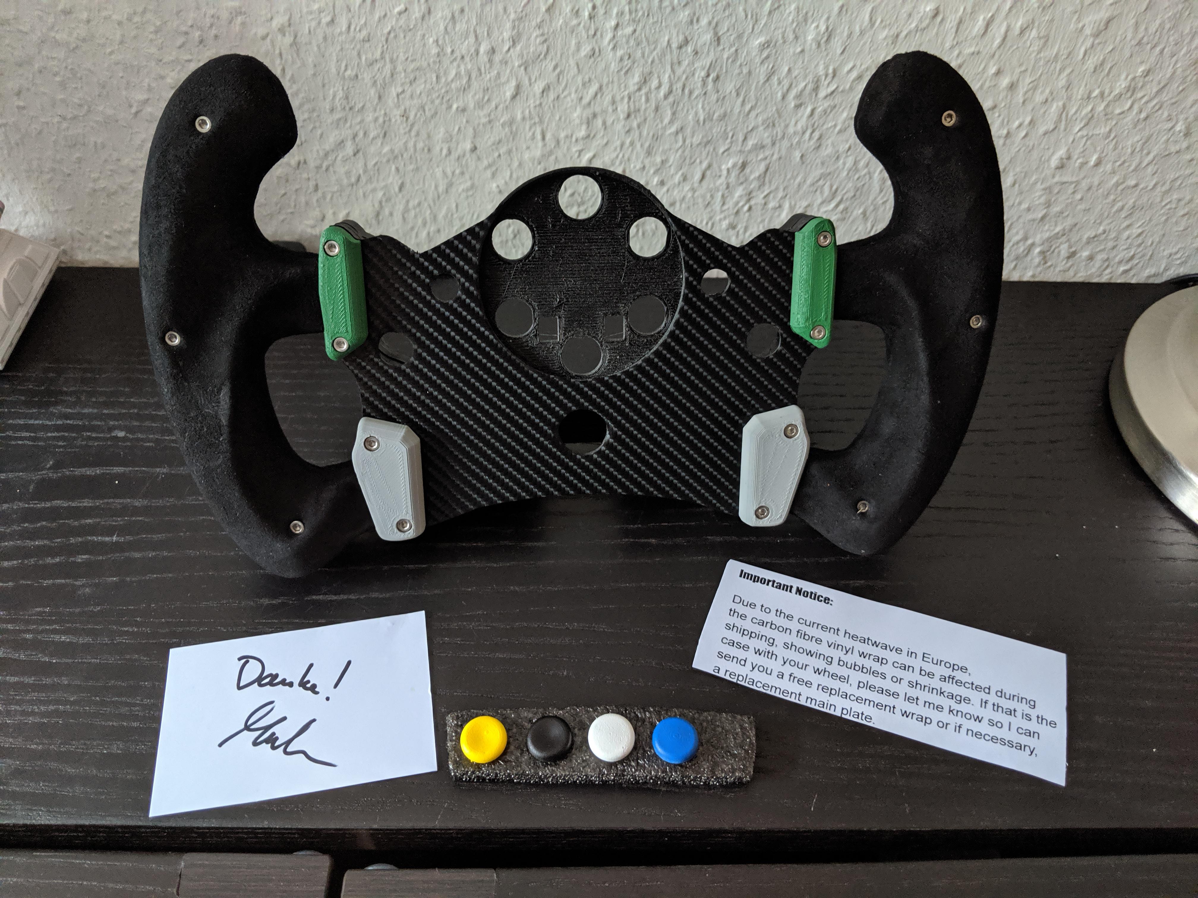 It's modding time! 3D printed Logitech G920 GT Wheel by MVH Studios