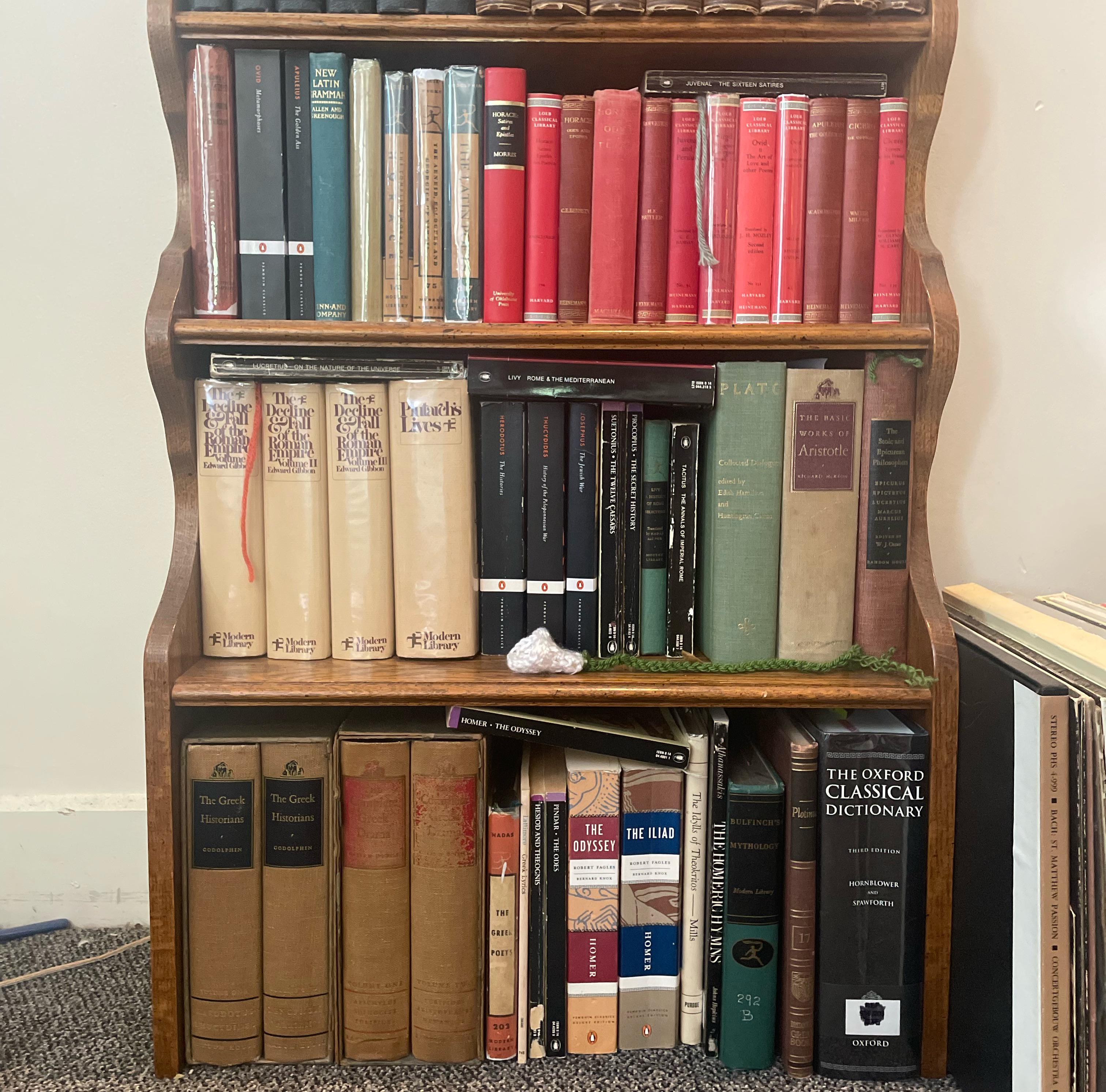 My Shelf of Greek and Roman Classics r/bookshelf