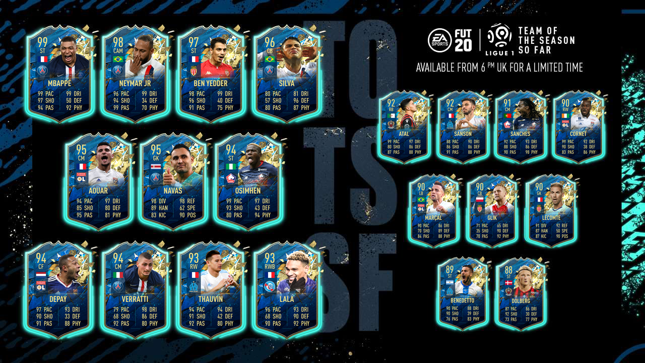Ligue 1 Totssf FIFA 20 Ligue 1 Conforama TOTSSF Kit SBC announced