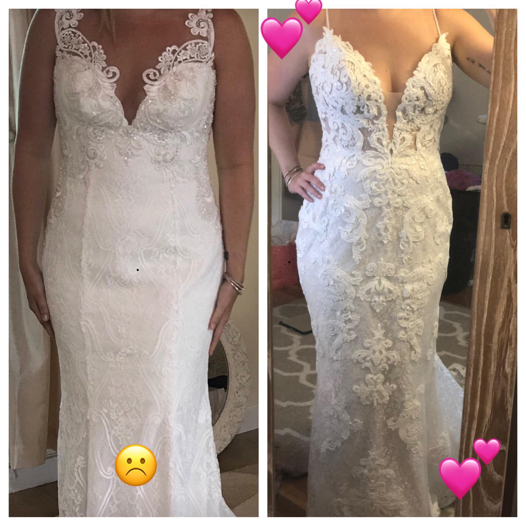 4 wks out & hated my dress found my dream dress today! r