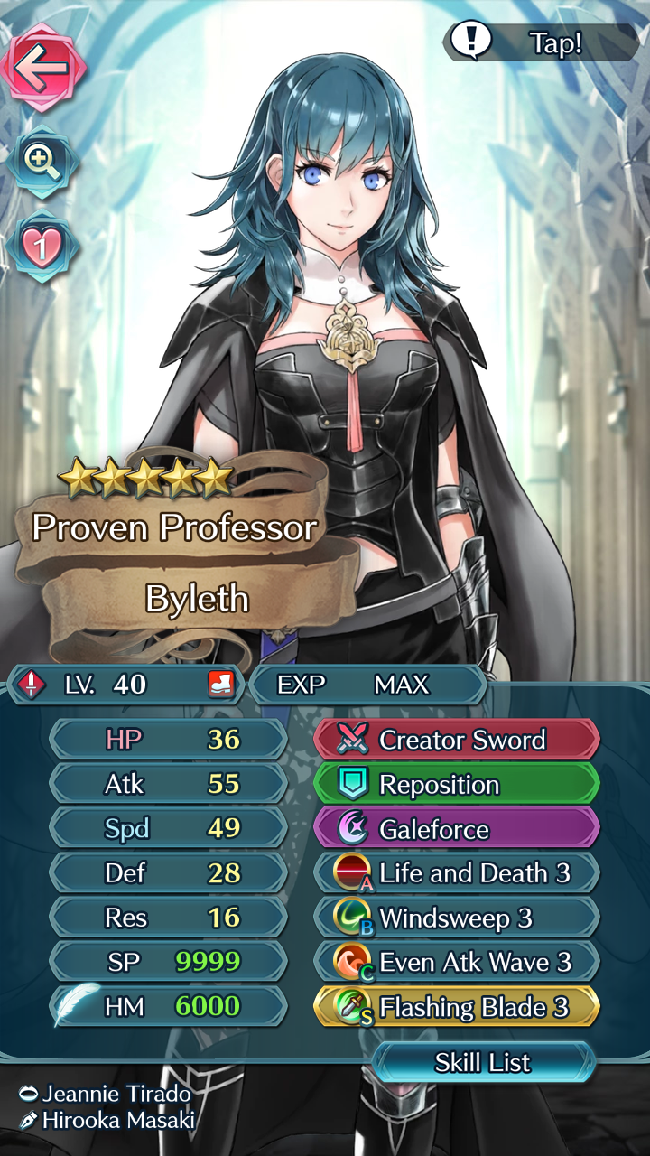 A workable build for F!Byleth r/FireEmblemHeroes